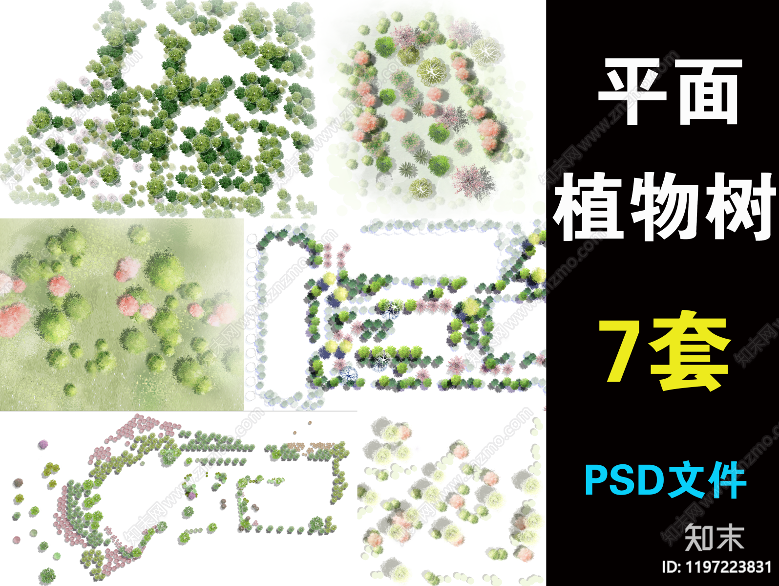 现代景观彩平图下载【ID:1197223831】