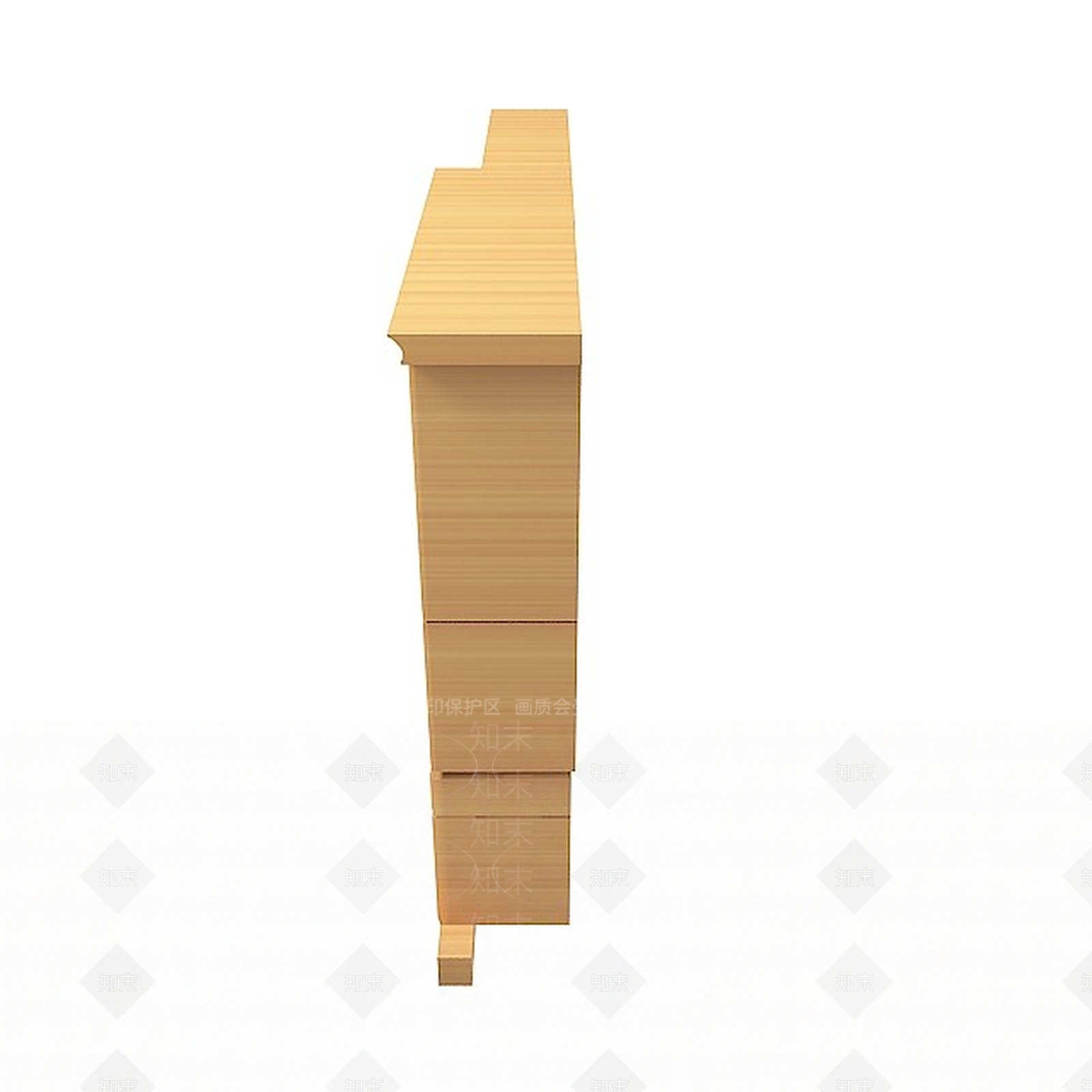 现代橱柜　3D模型下载【ID:1197223607】
