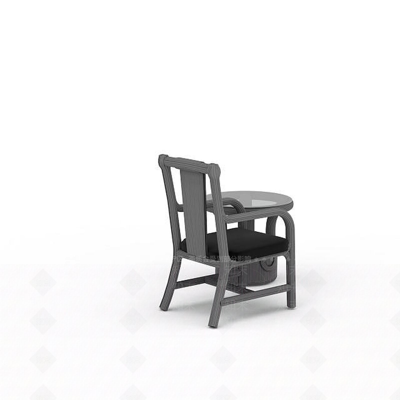 现代简约桌椅3D模型下载【ID:1197223920】