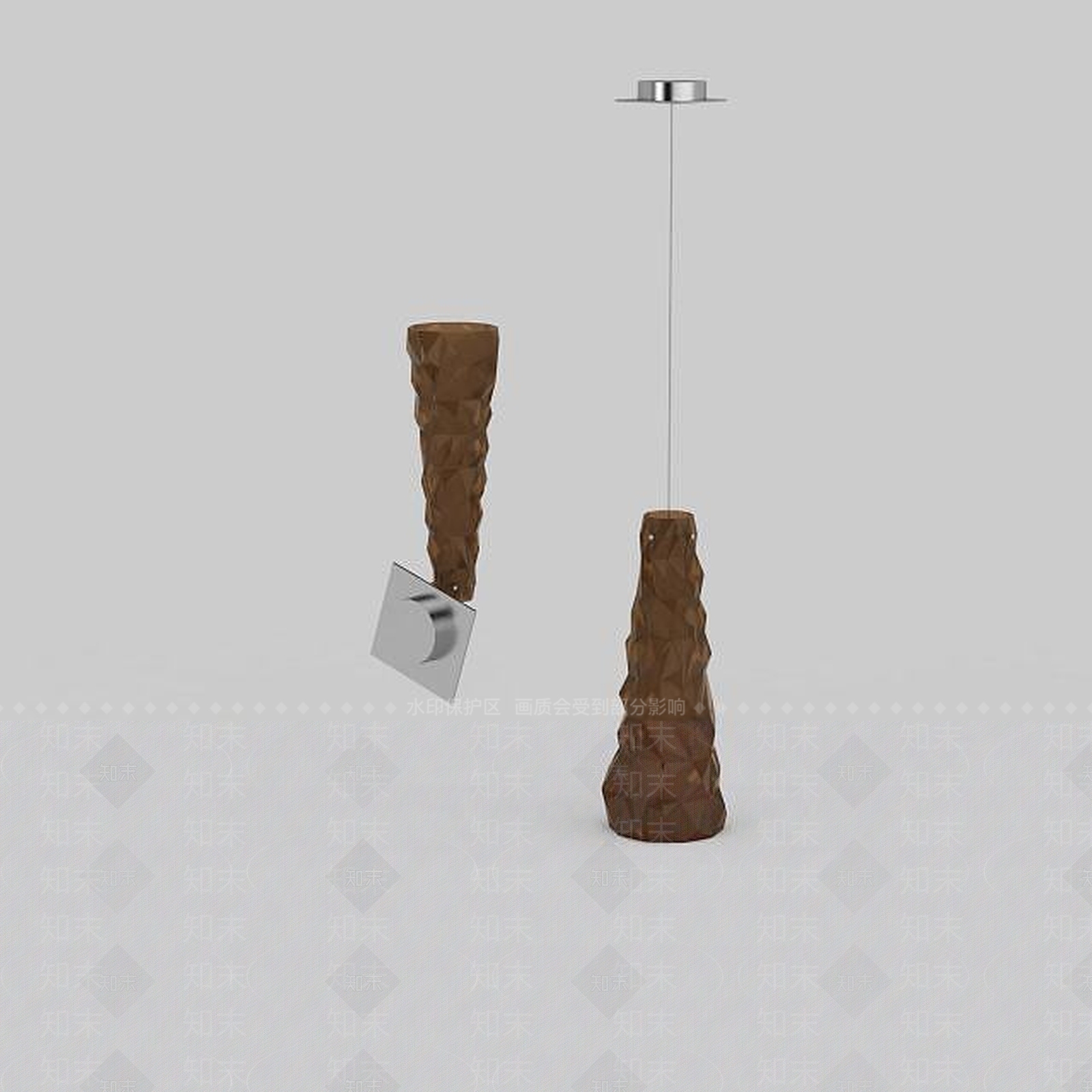 现代创意灯具组合3D模型下载【ID:1197226456】