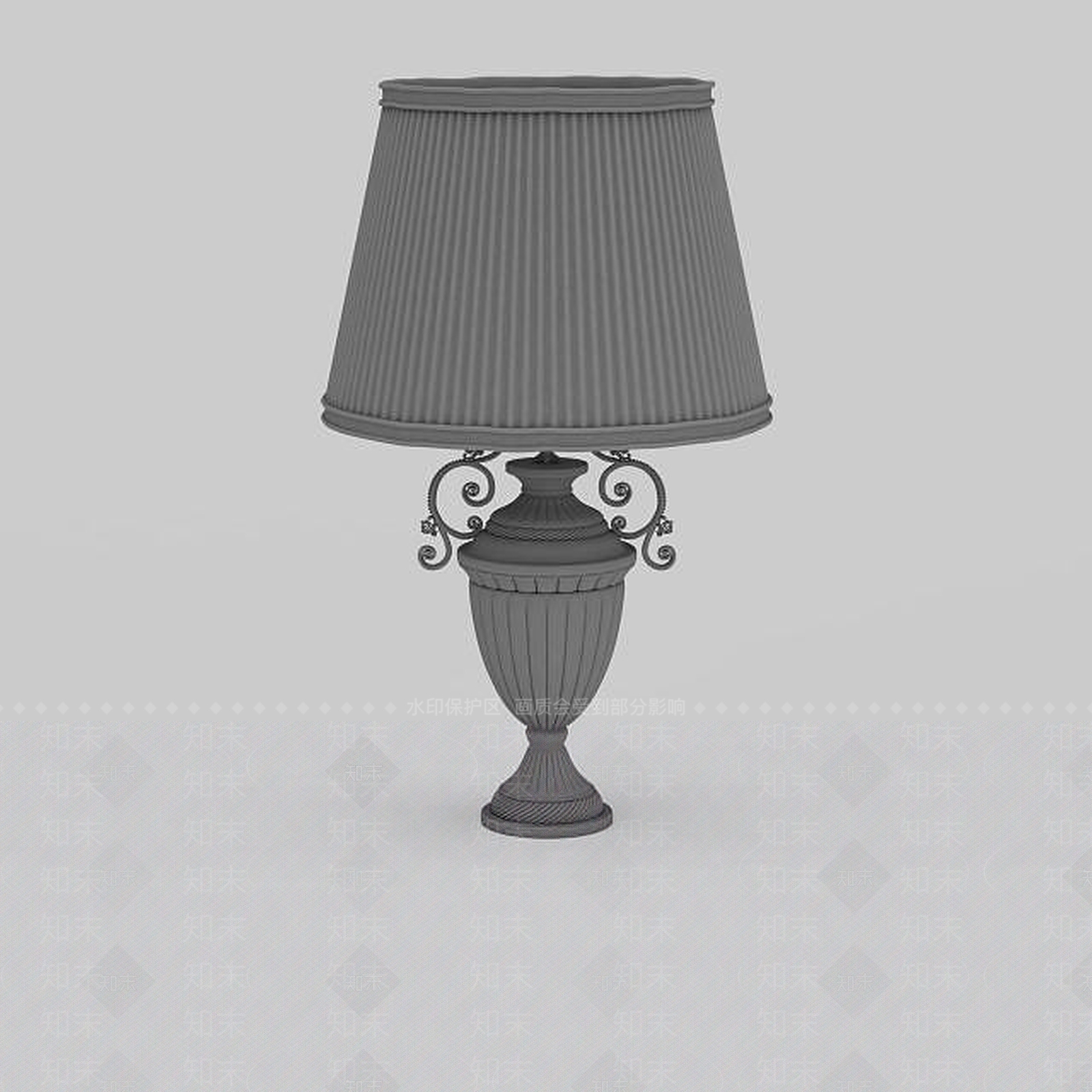 现代卧室台灯3D模型下载【ID:1197227215】