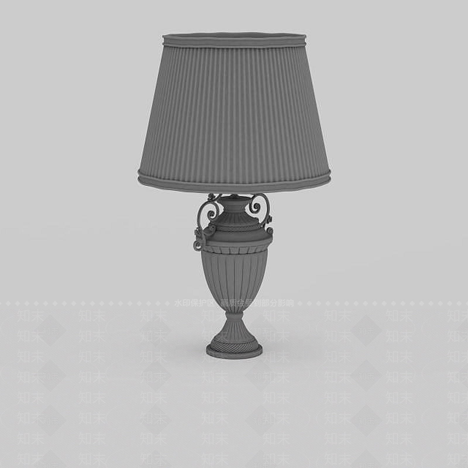 现代卧室台灯3D模型下载【ID:1197227215】