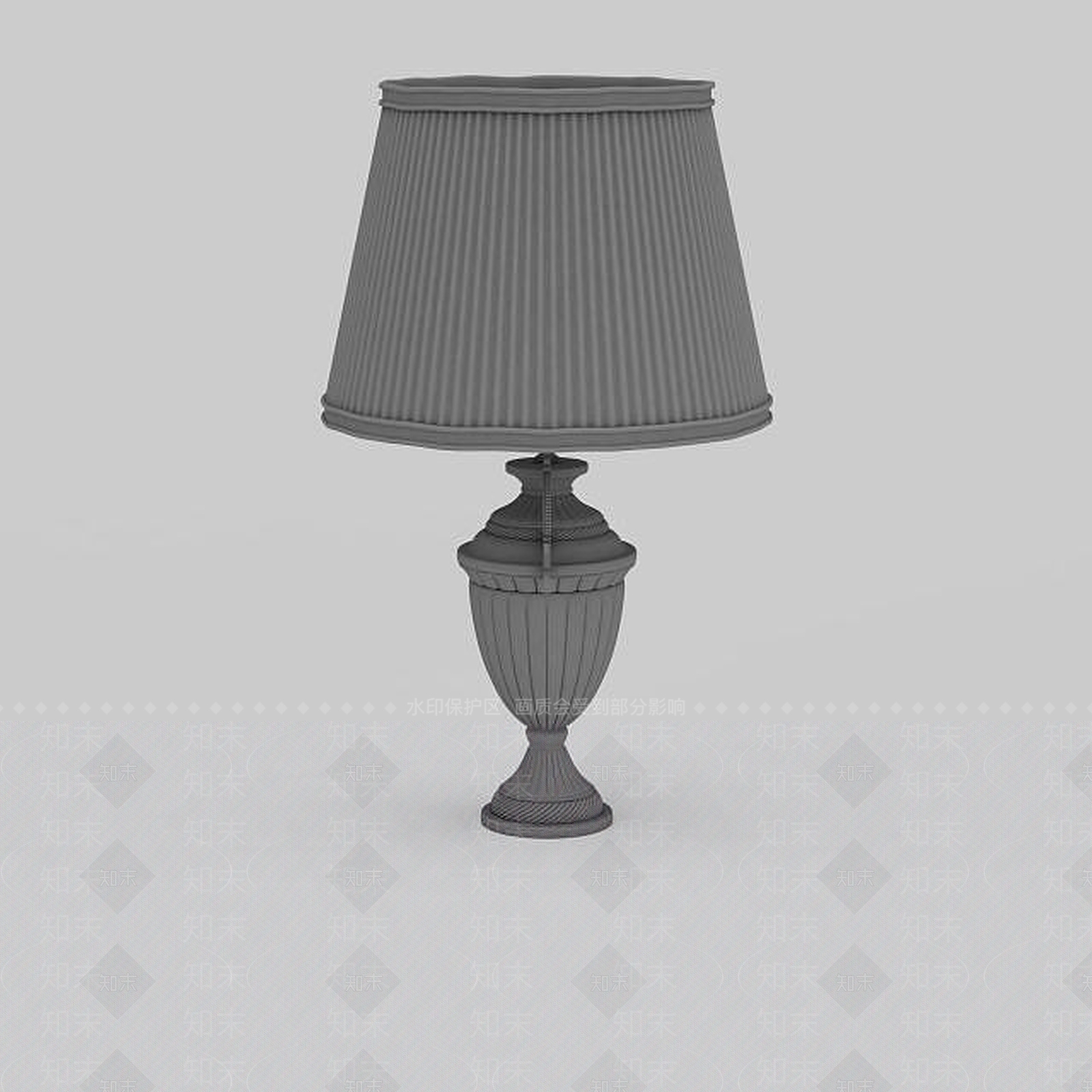 现代卧室台灯3D模型下载【ID:1197227215】