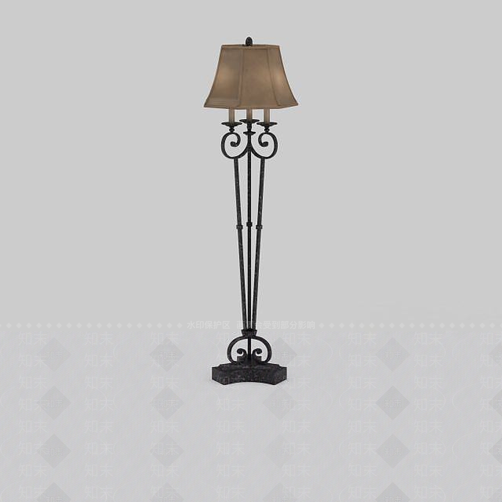 现代客厅落地灯3D模型下载【ID:1197228252】