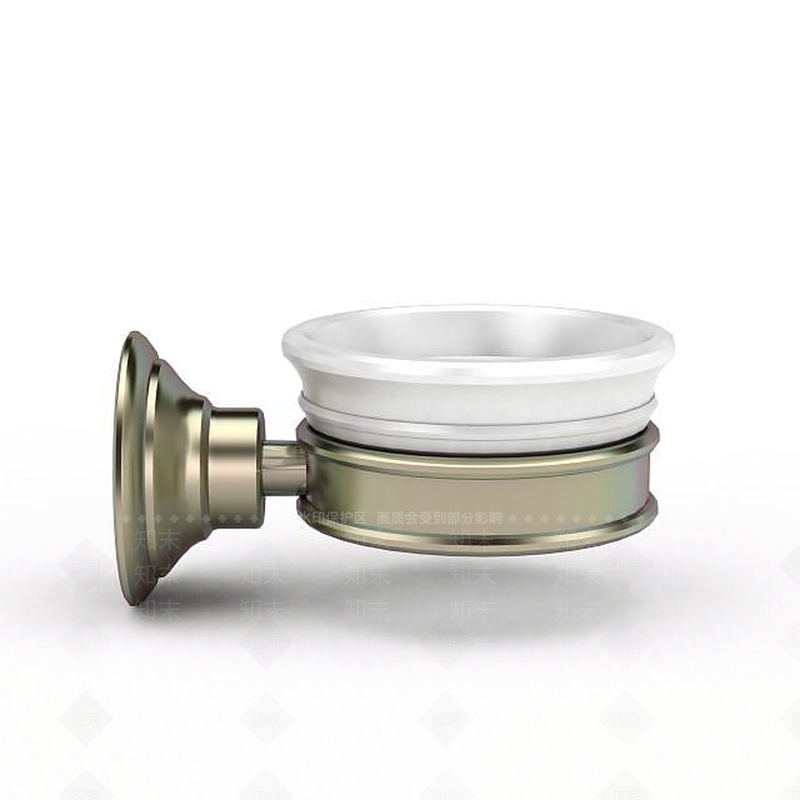 现代马桶刷托架3D模型下载【ID:1197230477】