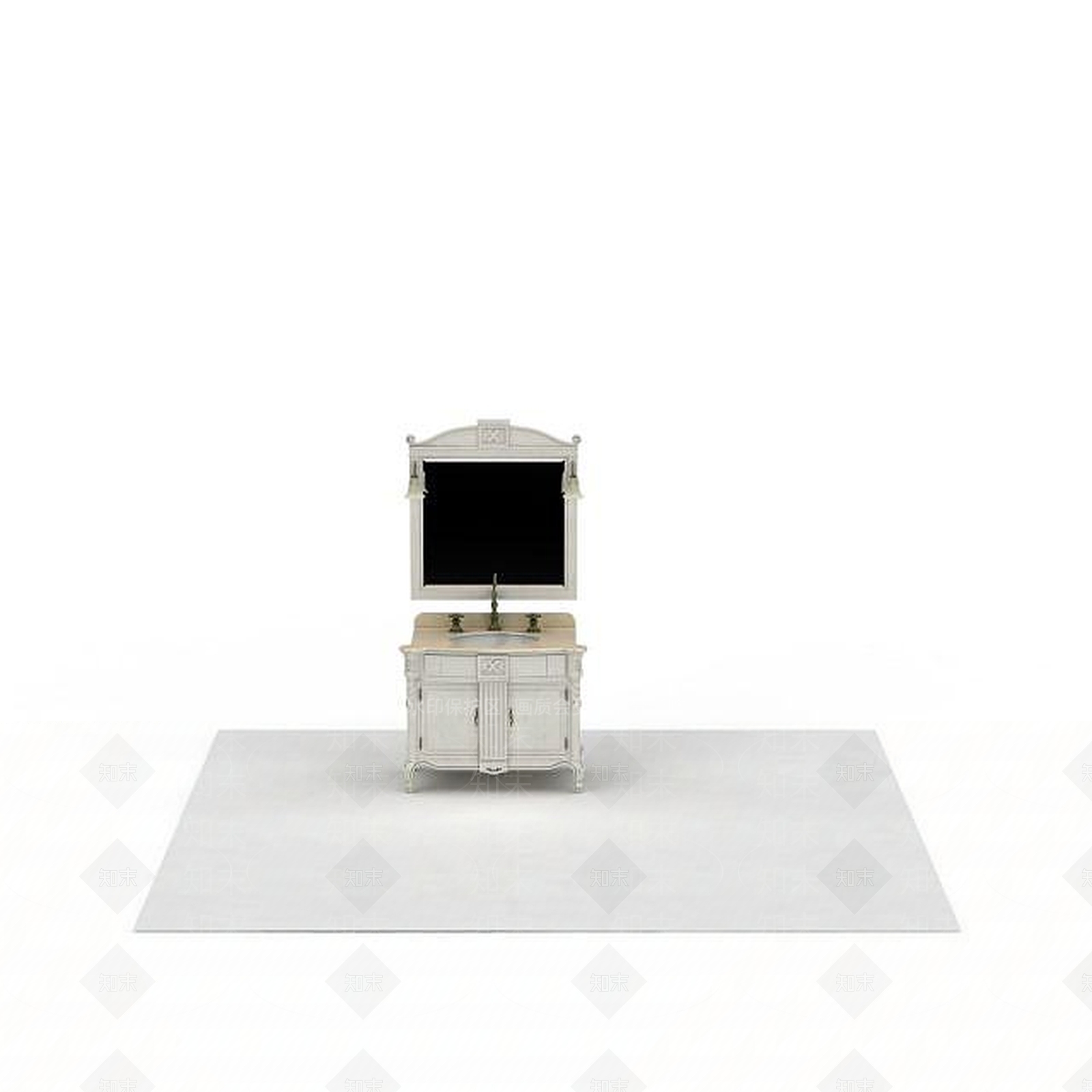 现代洗手池3D模型下载【ID:1197230774】
