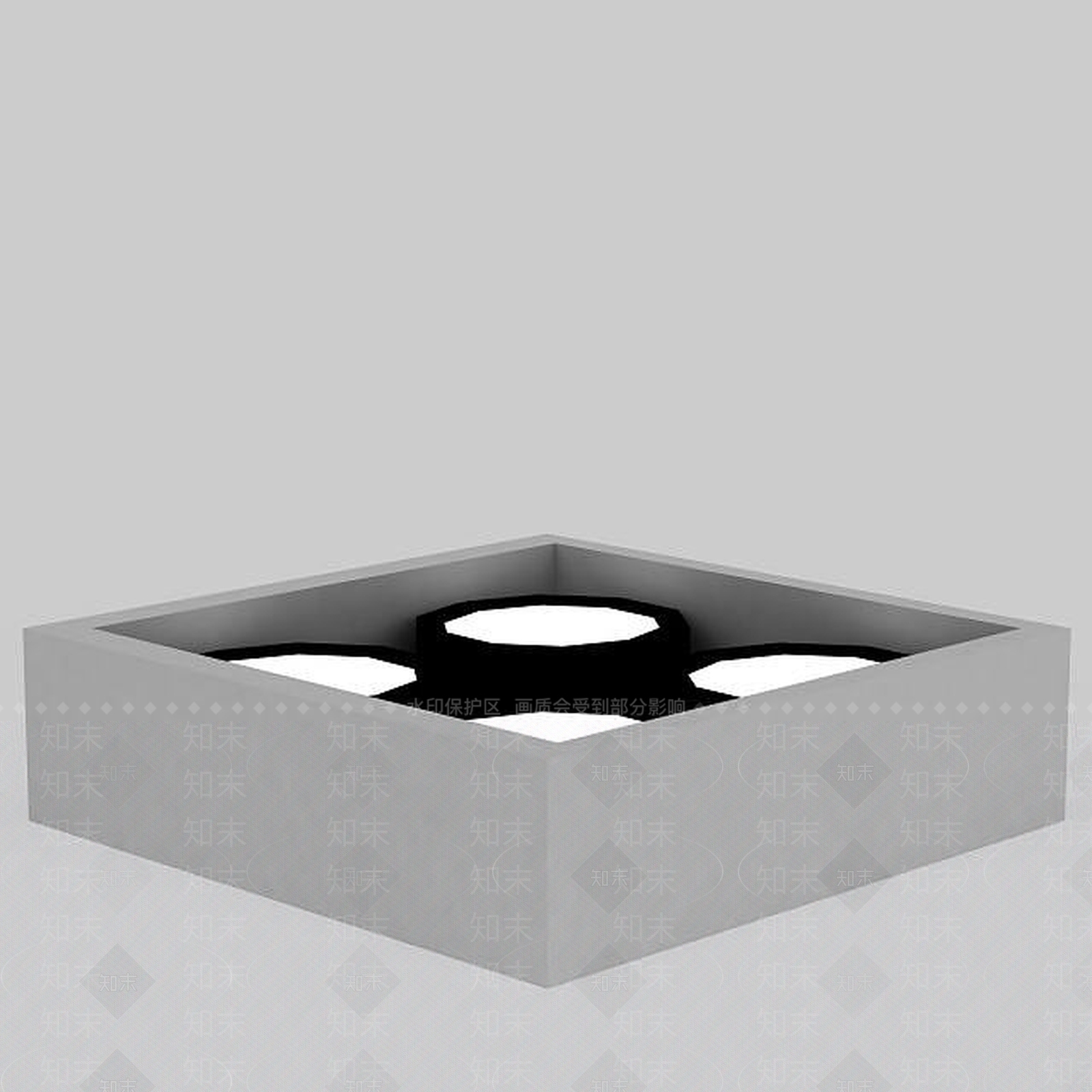 现代led灯3D模型下载【ID:1197231836】