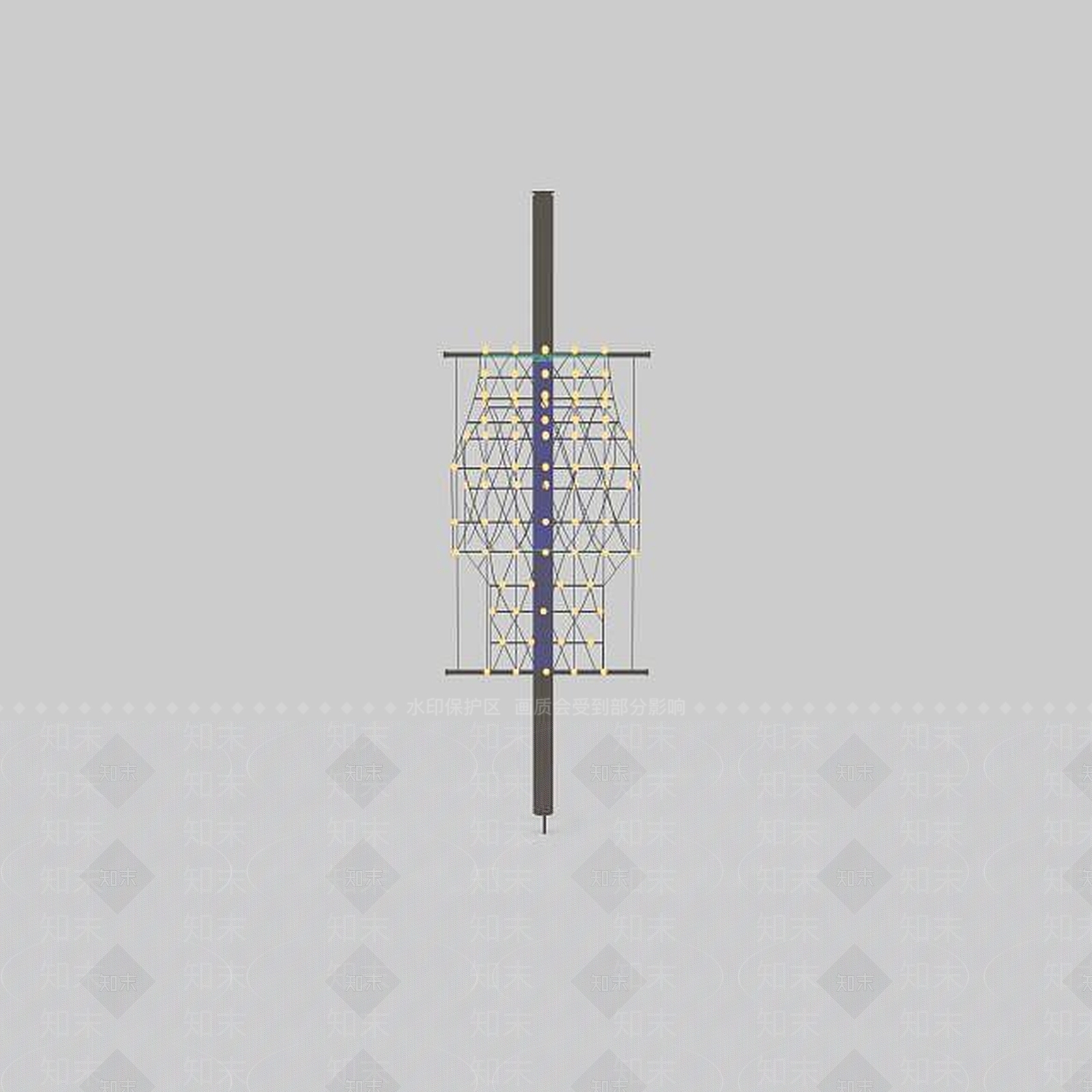 现代户外壁灯3D模型下载【ID:1197232140】