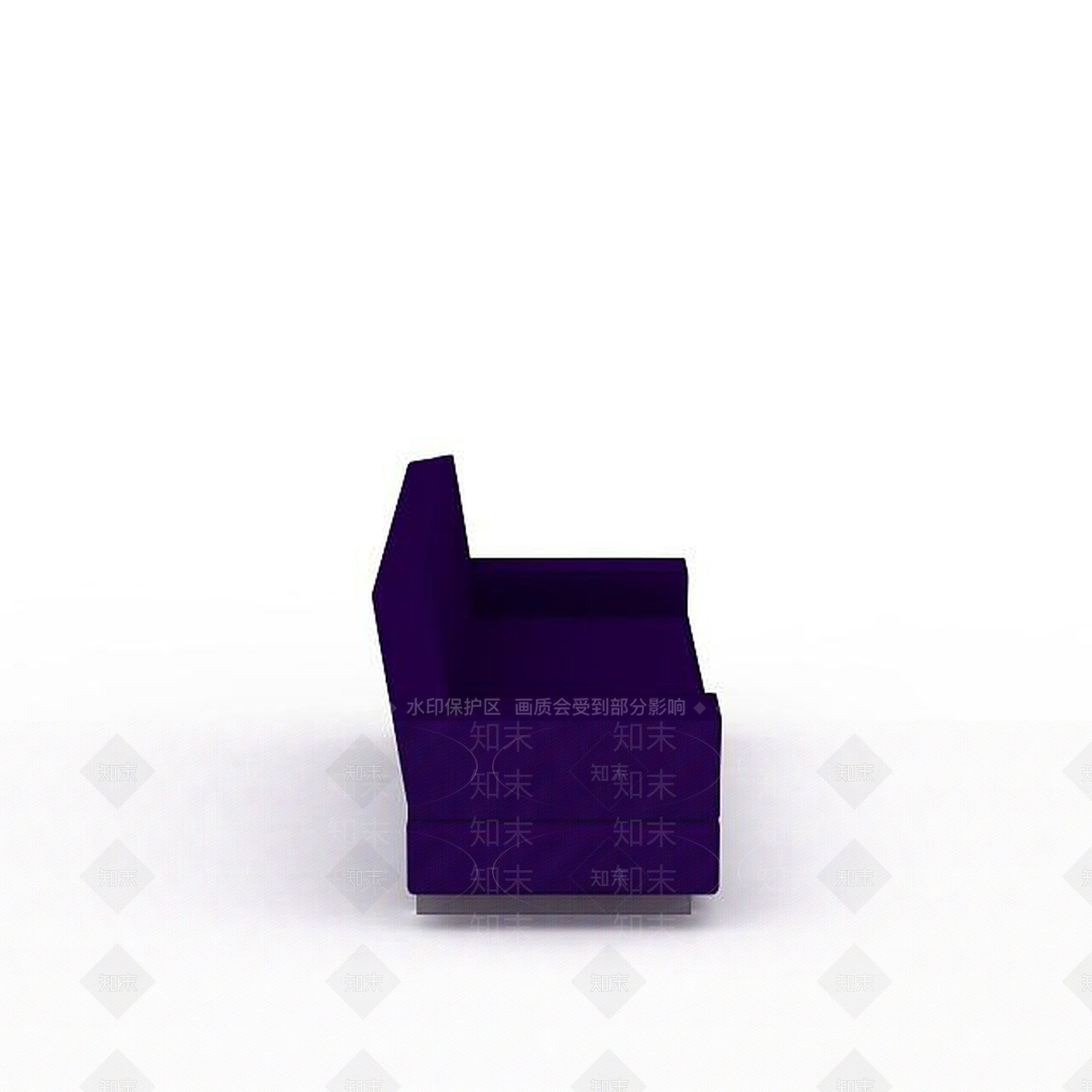 现代双人沙发3D模型下载【ID:1197232779】