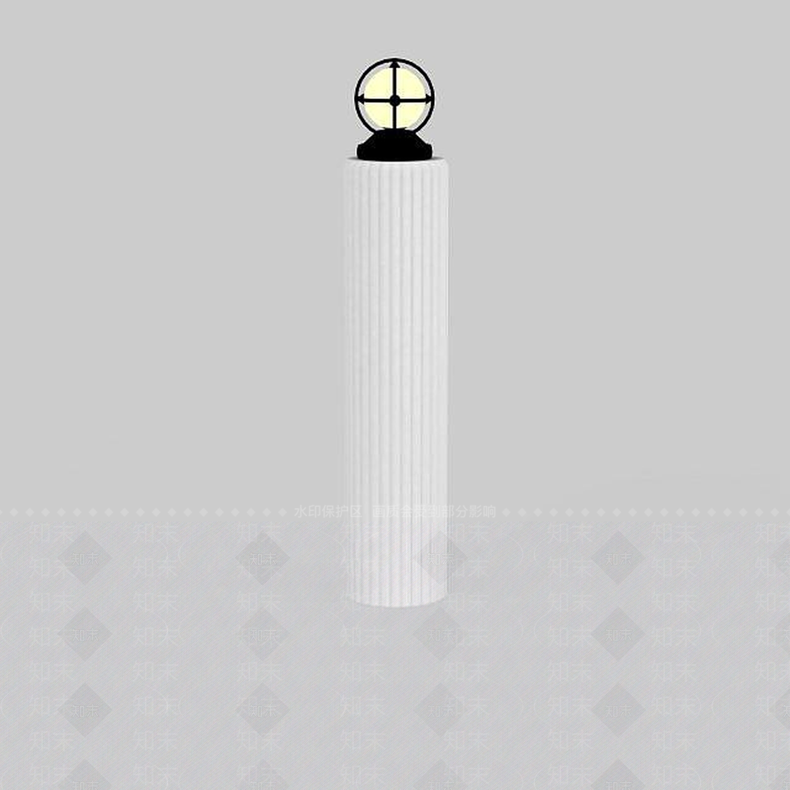 现代创意路灯3D模型下载【ID:1197233177】