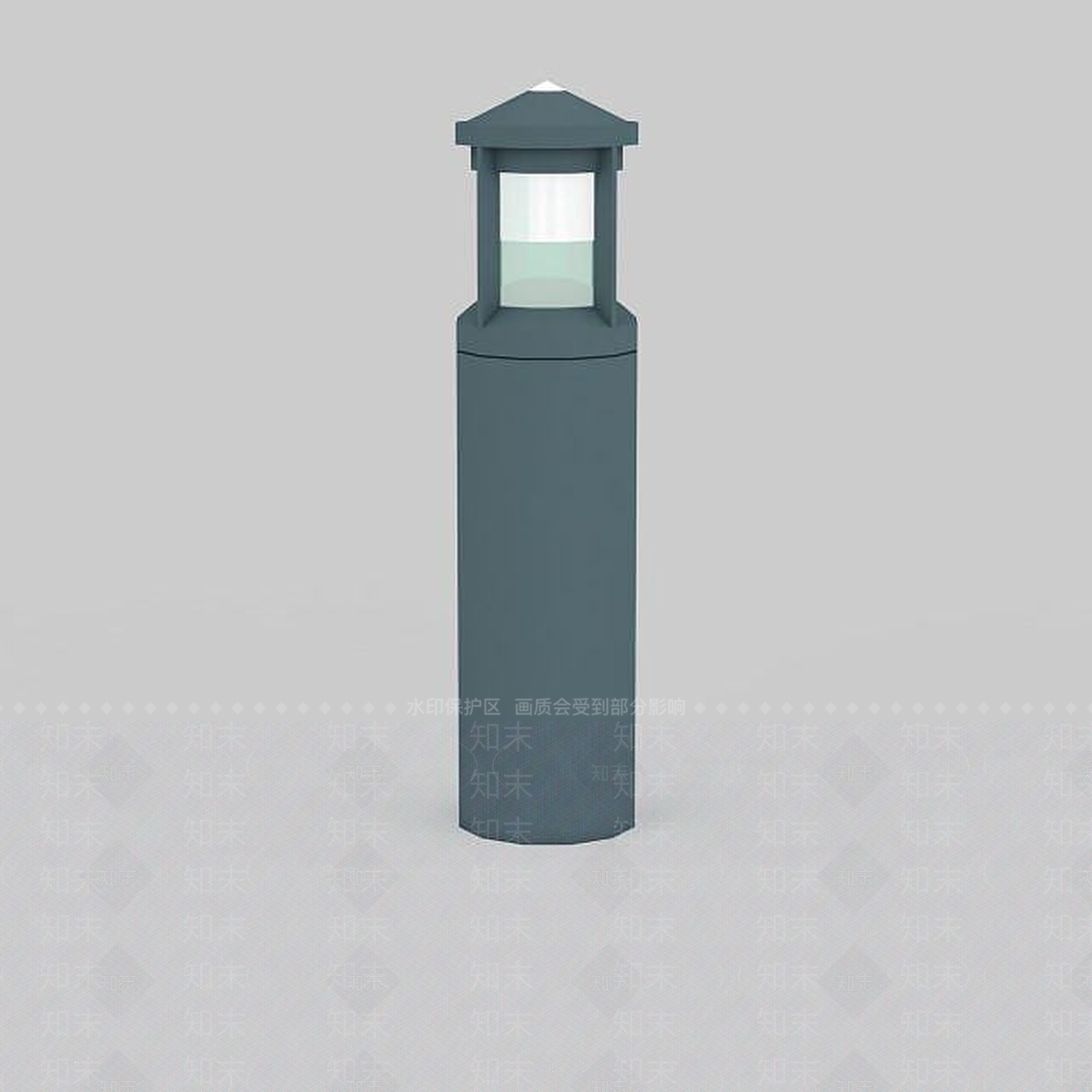 现代庭院路灯3D模型下载【ID:1197233441】