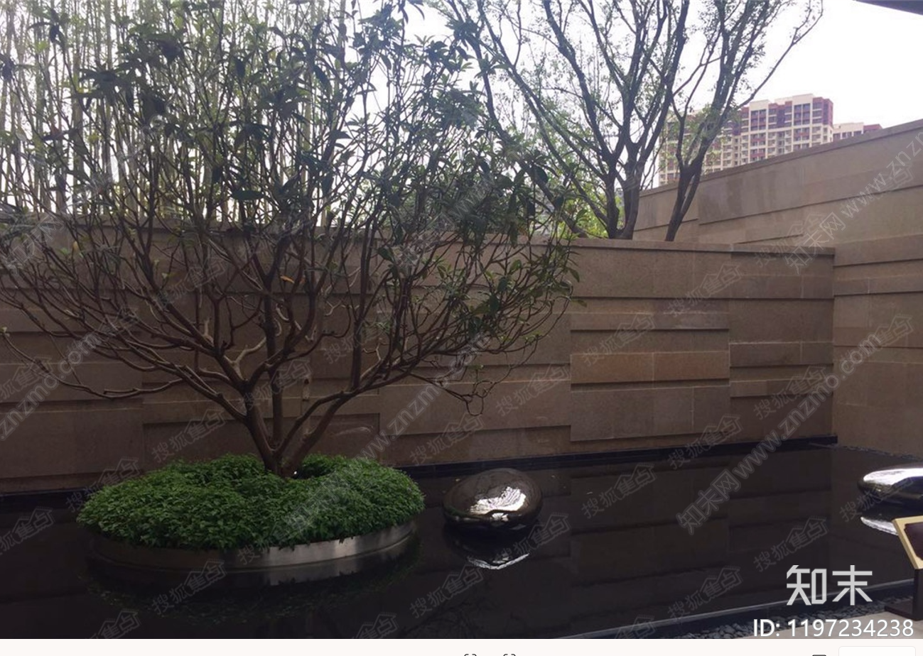 现代景墙施工图下载【ID:1197234238】