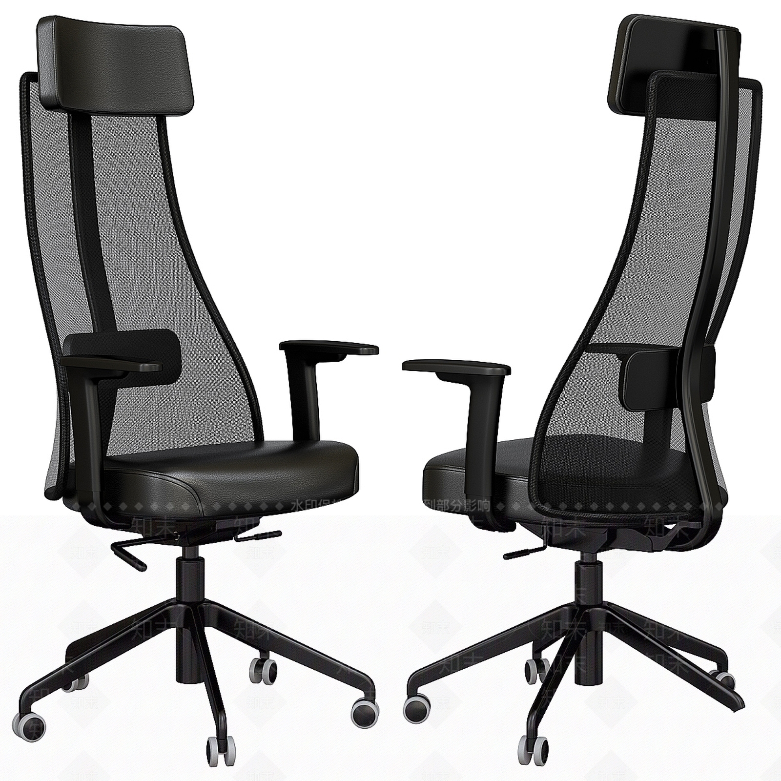 办公桌椅3D模型下载【ID:1197254218】