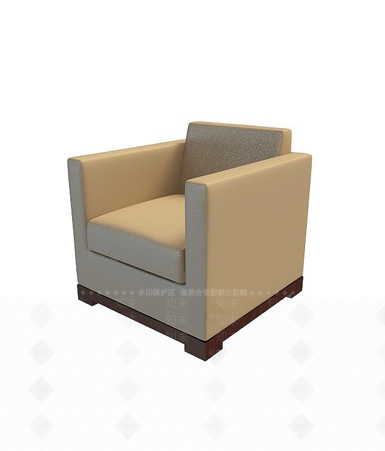 现代双人沙发3D模型下载【ID:1197255394】