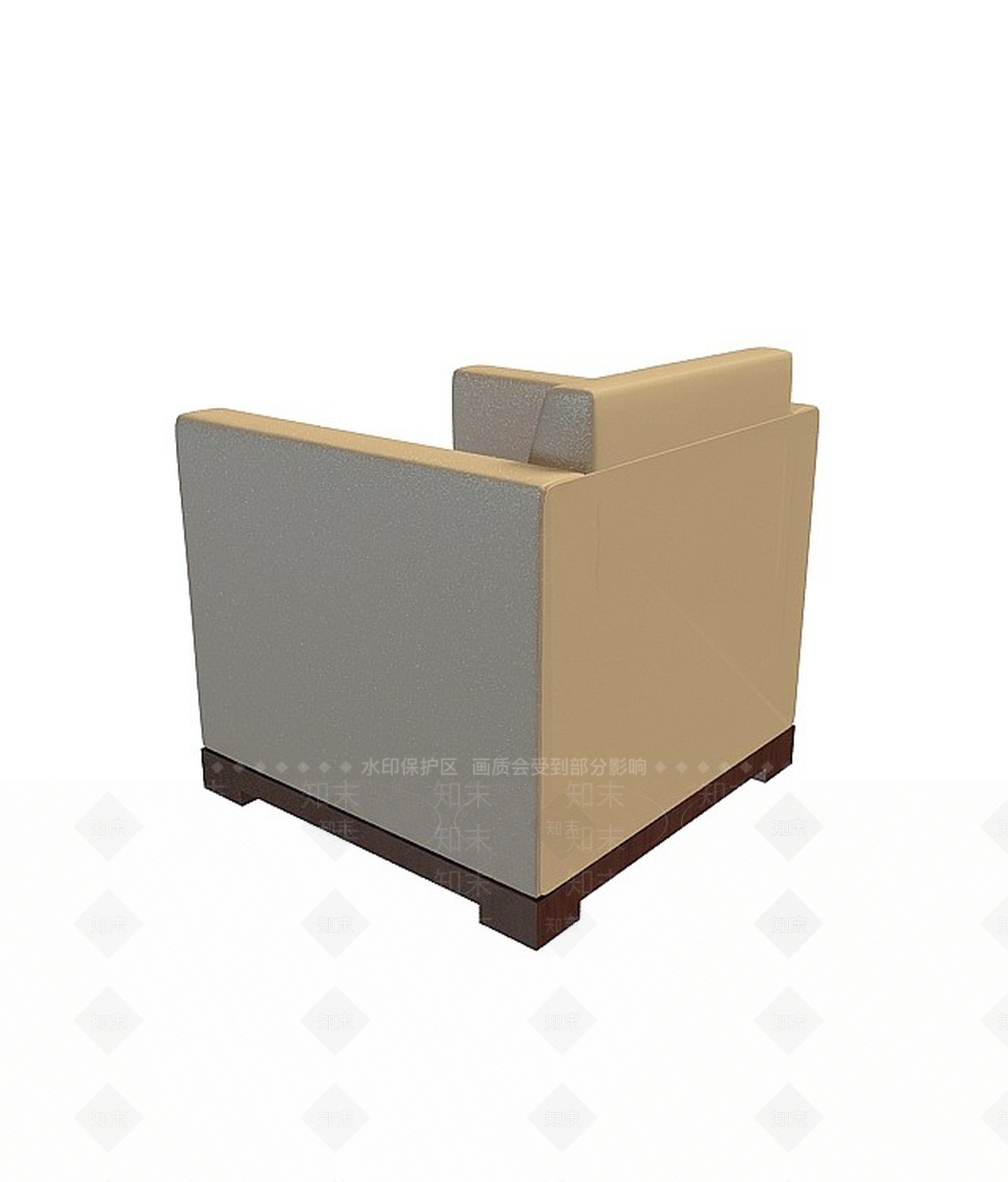 现代双人沙发3D模型下载【ID:1197255394】