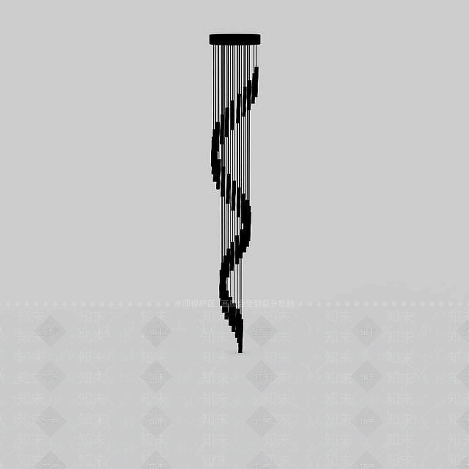 现代灯具组合3D模型下载【ID:1200012517】