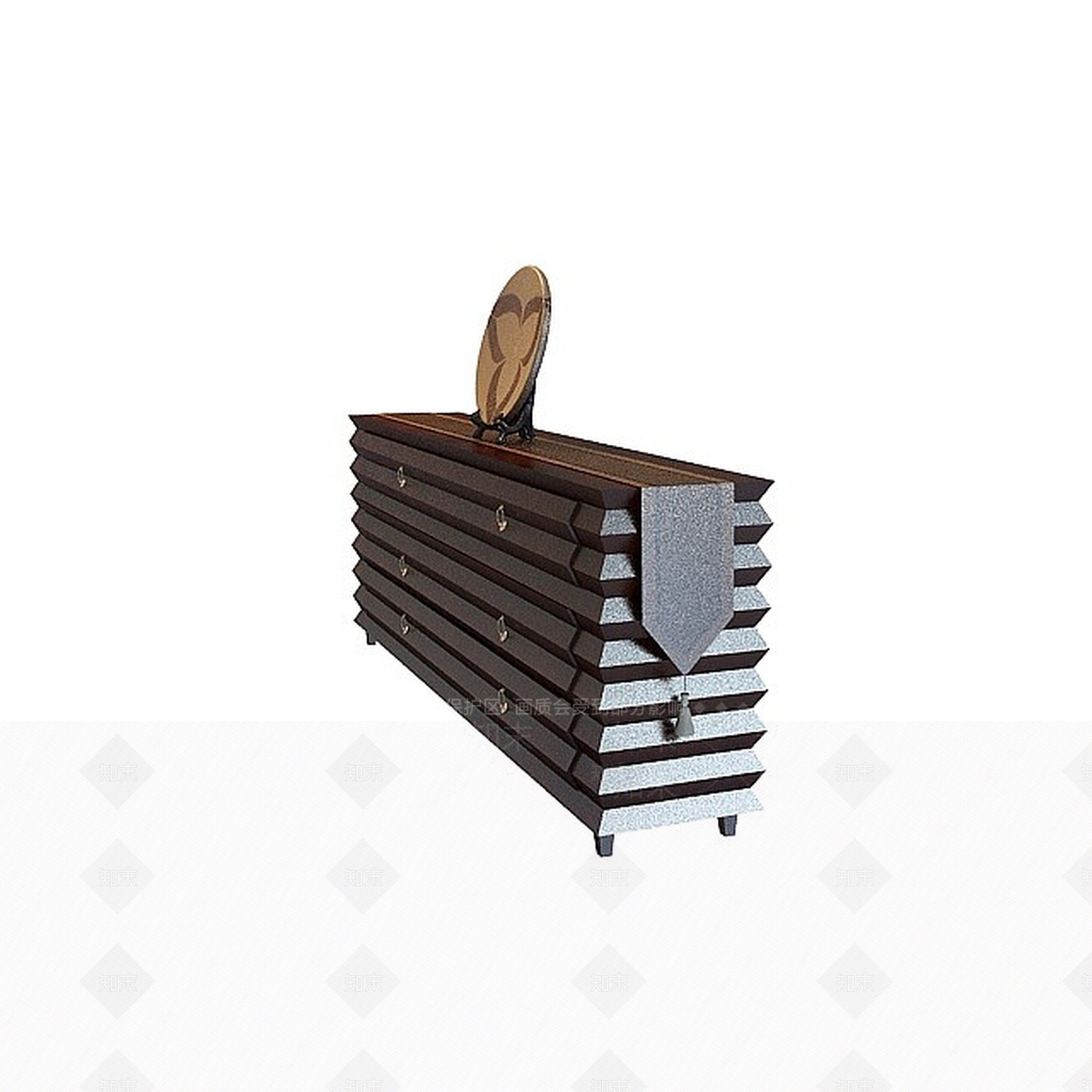 现代衣柜3D模型下载【ID:1197256552】