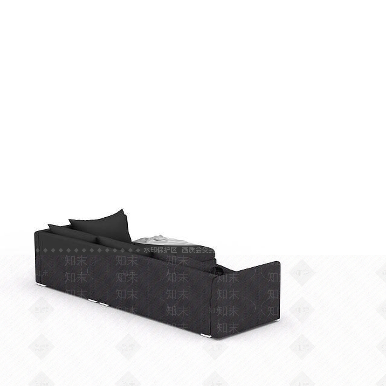 现代双人沙发3D模型下载【ID:1199829831】