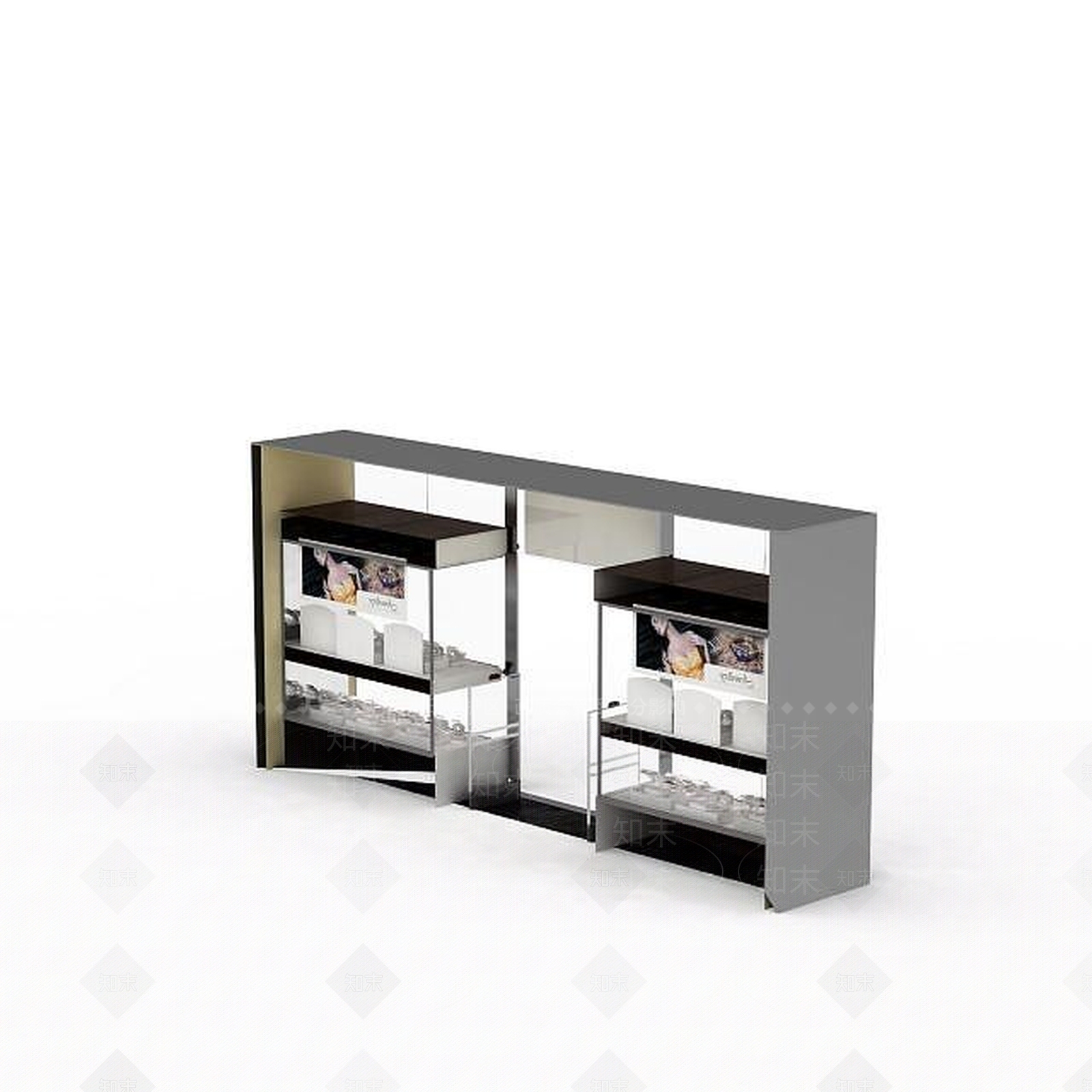 现代妆台妆凳3D模型下载【ID:1197259178】