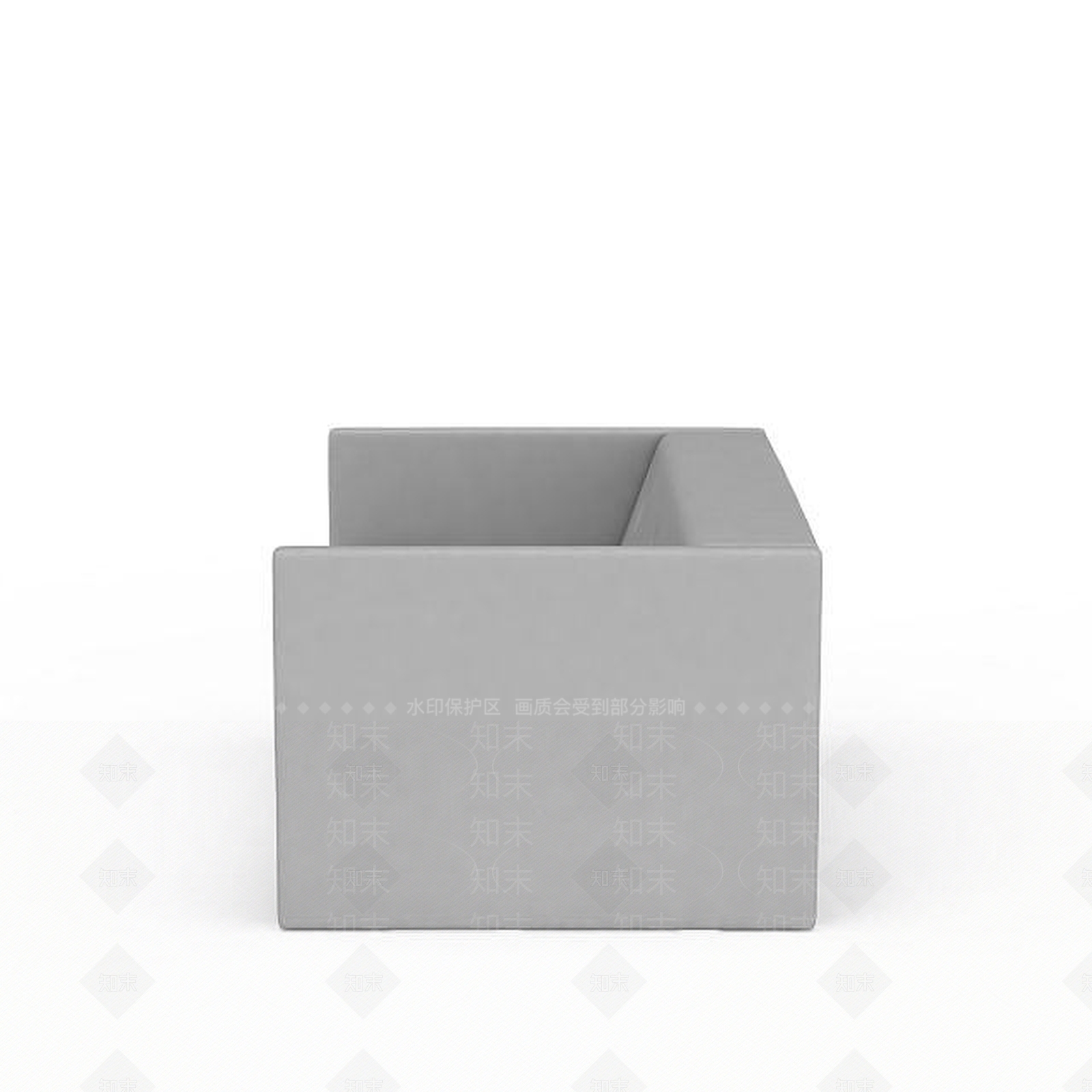 现代双人沙发3D模型下载【ID:1199834522】