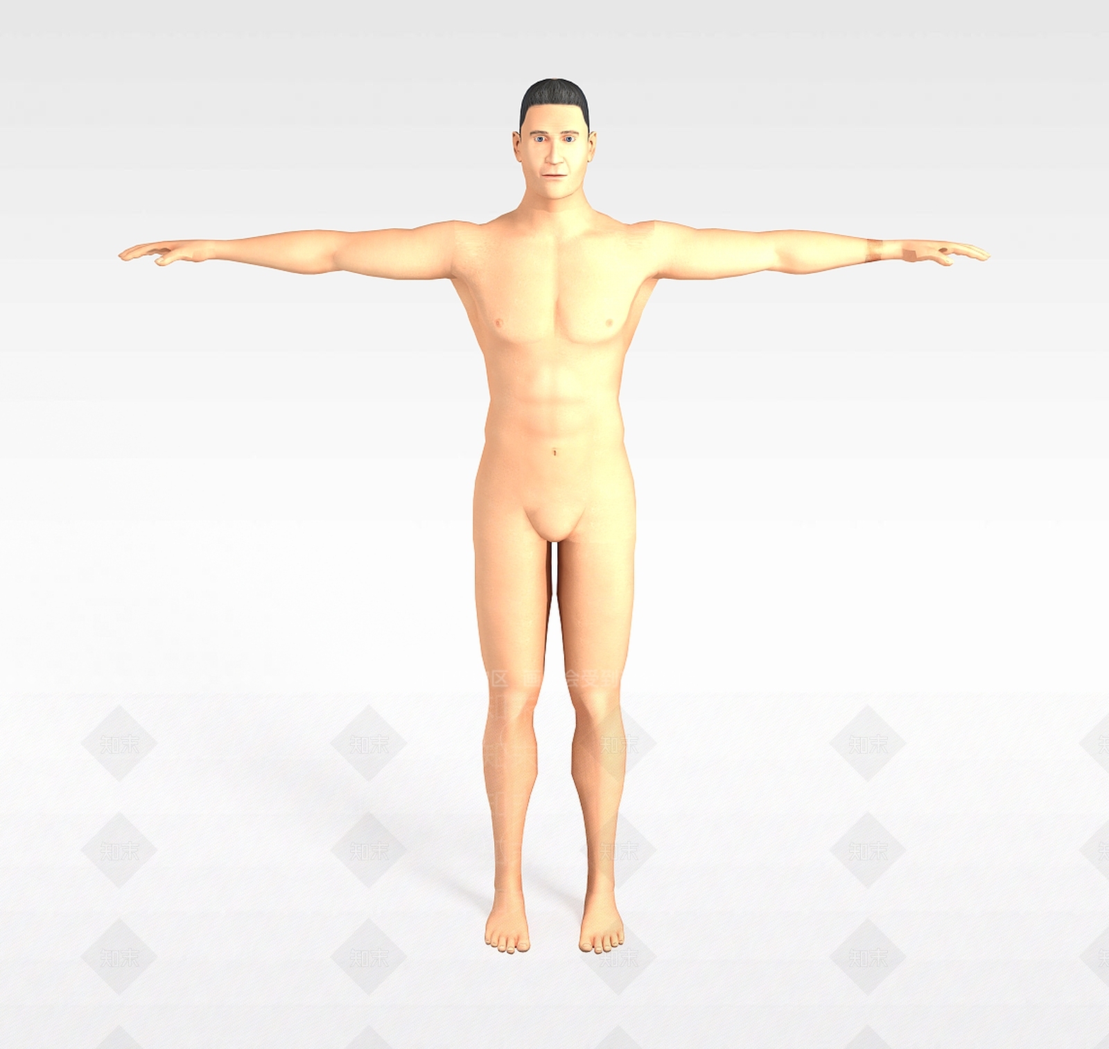 现代虚拟人物3D模型下载【ID:1197260772】
