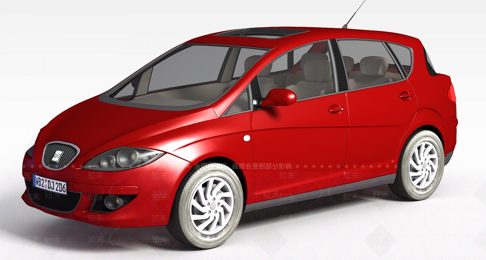 现代汽车3D模型下载【ID:1197261657】