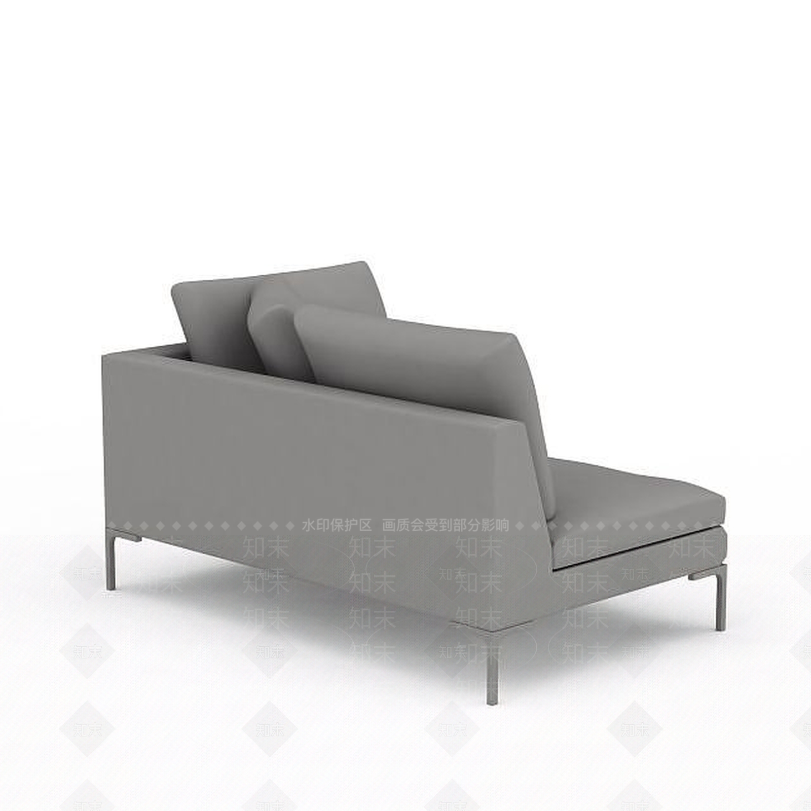 现代双人沙发3D模型下载【ID:1199824643】