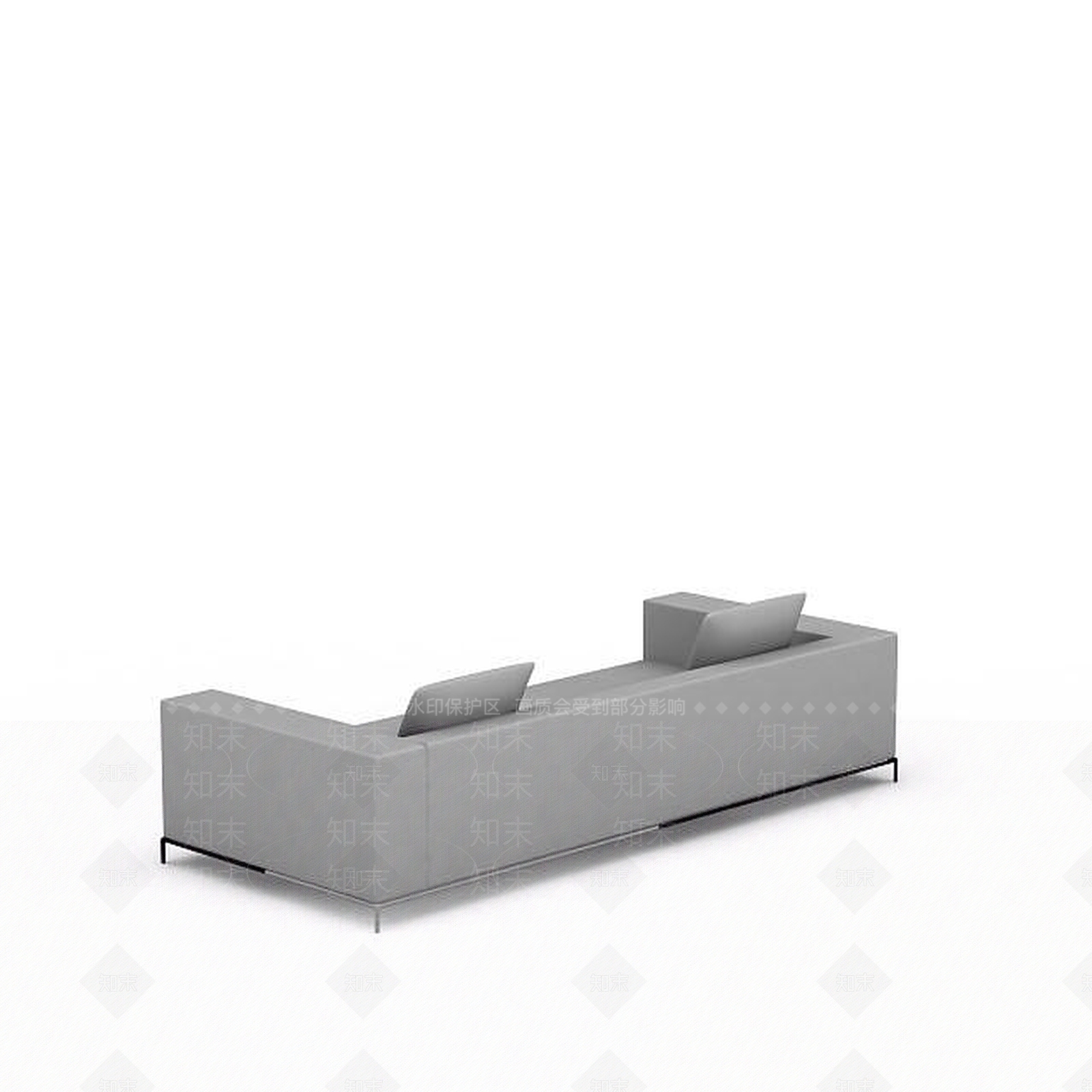 现代双人沙发3D模型下载【ID:1199851694】