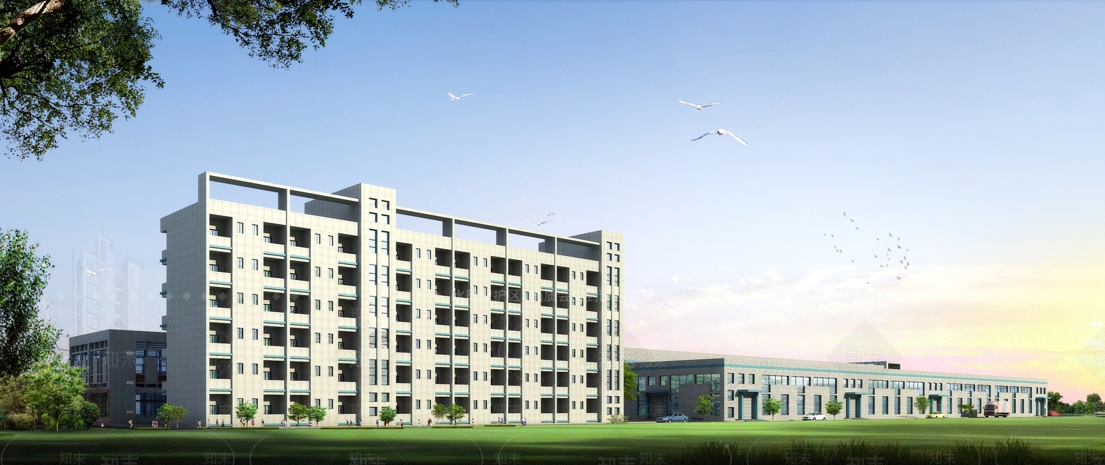 现代其他工业建筑SU模型下载【ID:1197266230】