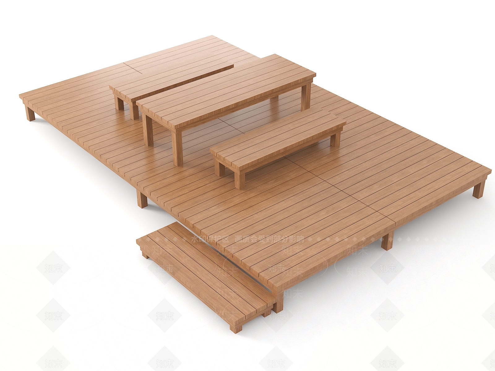 现代新中式观景平台3D模型下载【ID:1197267759】