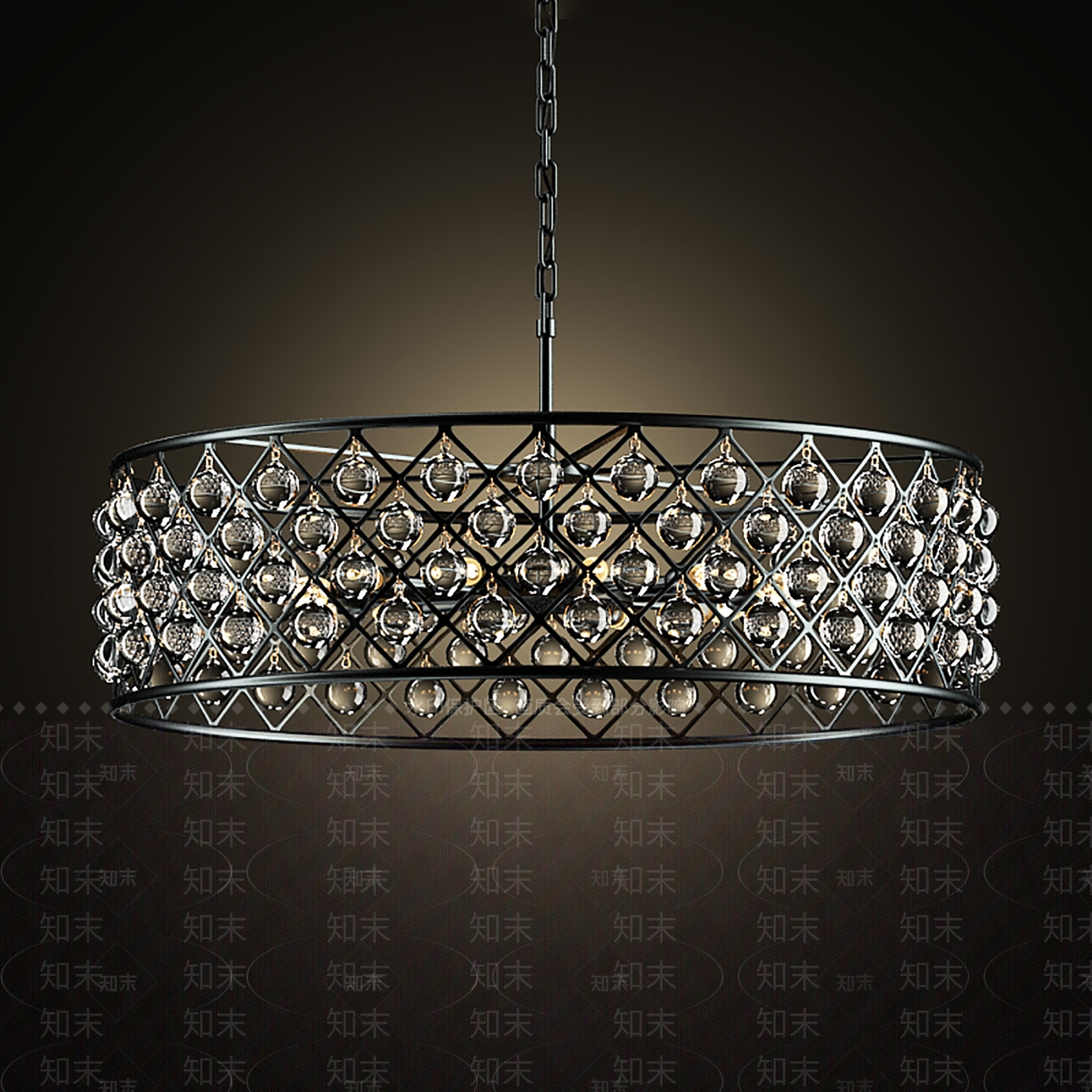 现代工业客厅吊灯3D模型下载【ID:1197269520】