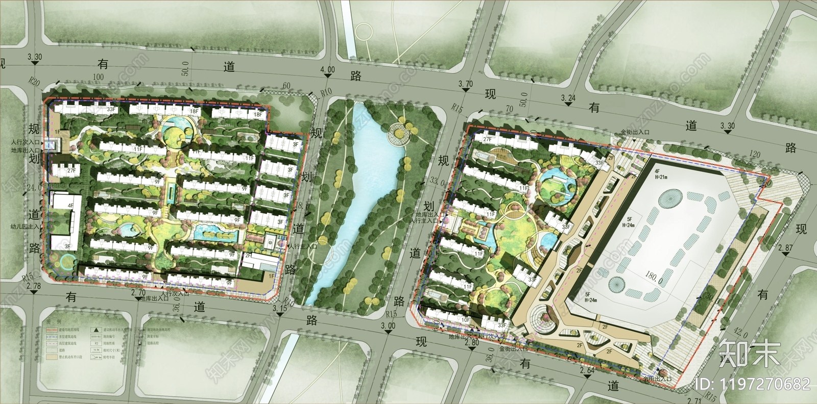 现代住宅楼建筑施工图下载【ID:1197270682】