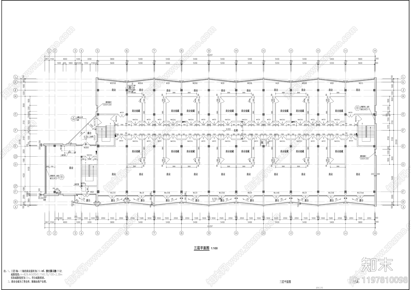 现代其他商业建筑cad施工图下载【ID:1197810098】