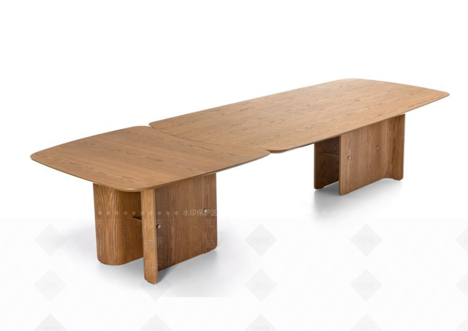 现代中古餐桌SU模型下载【ID:1197273392】