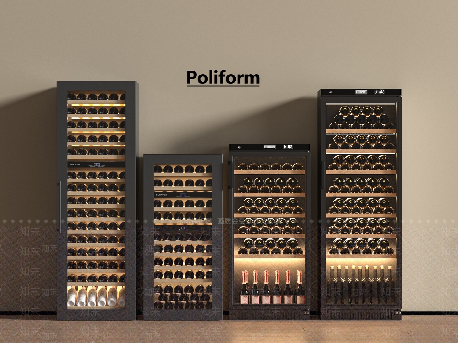 现代酒柜SU模型下载【ID:1197273603】