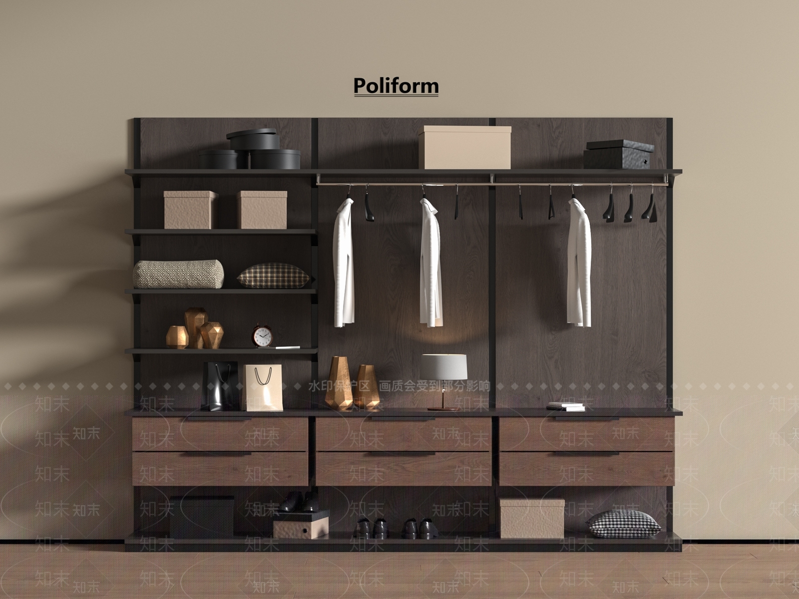 衣柜SU模型下载【ID:1197274401】