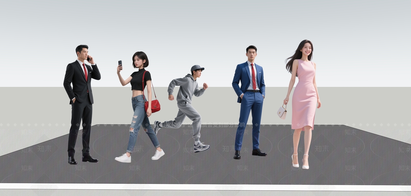 虚拟人物SU模型下载【ID:1197275341】