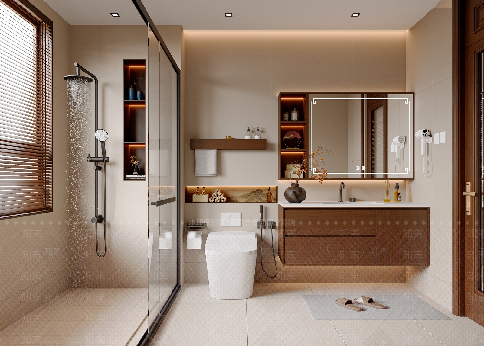 新中式中式卫生间3D模型下载【ID:1197282582】