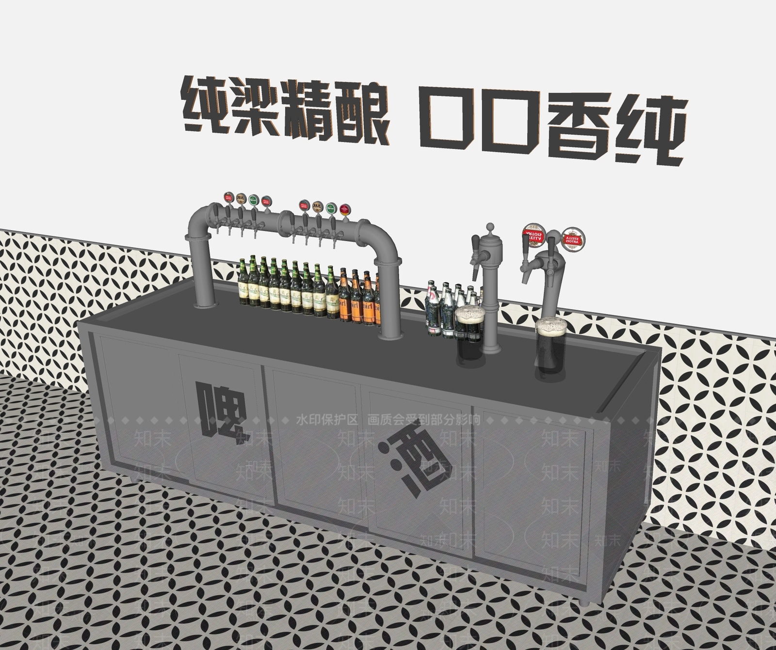 现代装配车间SU模型下载【ID:1197328796】