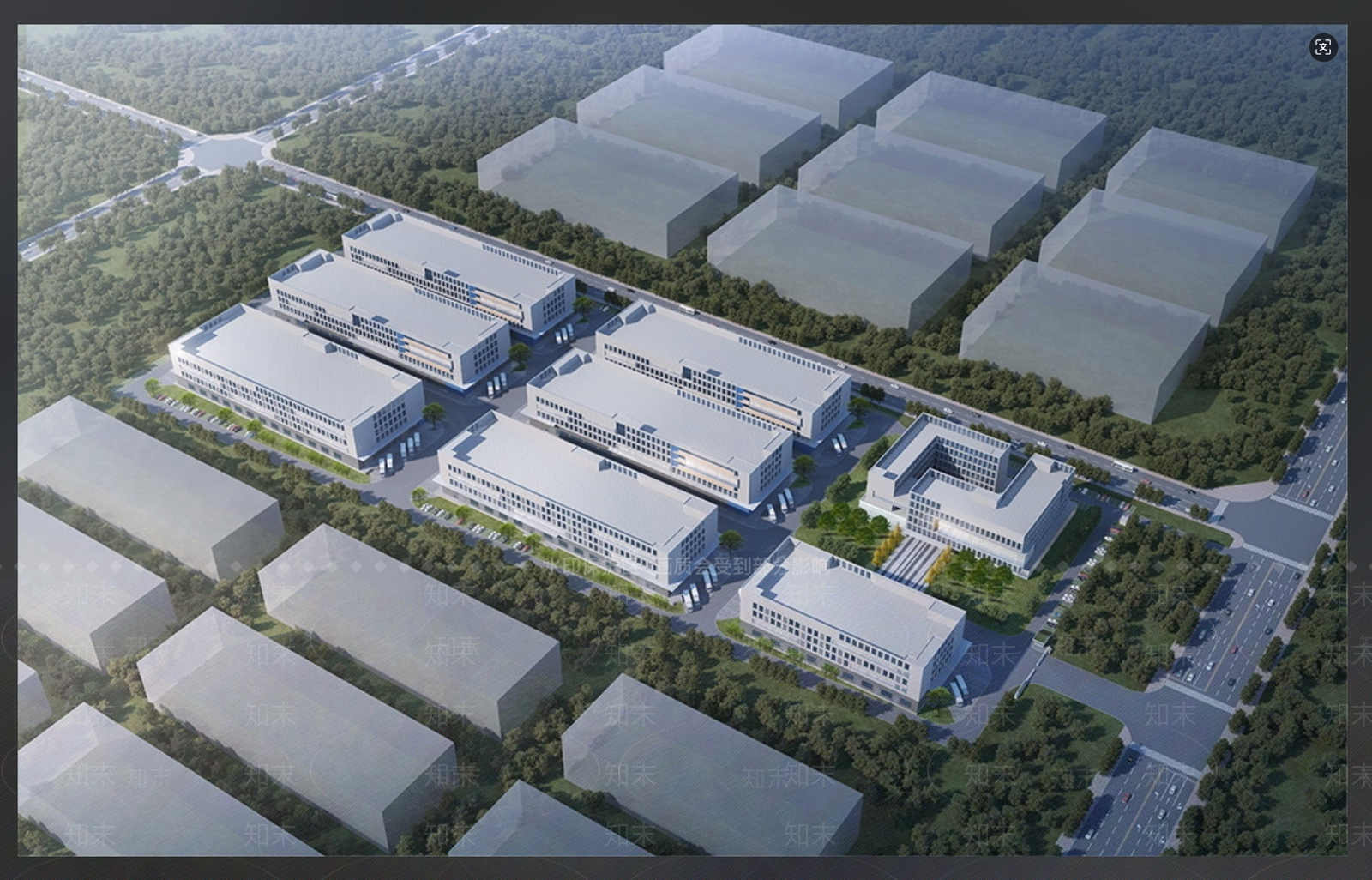现代简约厂房3D模型下载【ID:1197288706】