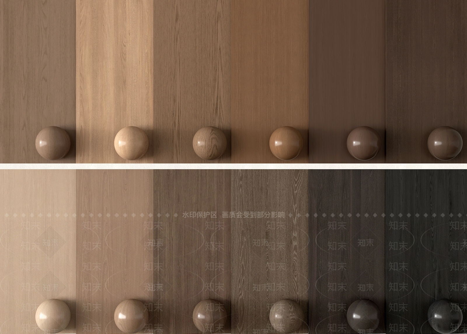 现代木饰面3D模型下载【ID:1197288958】