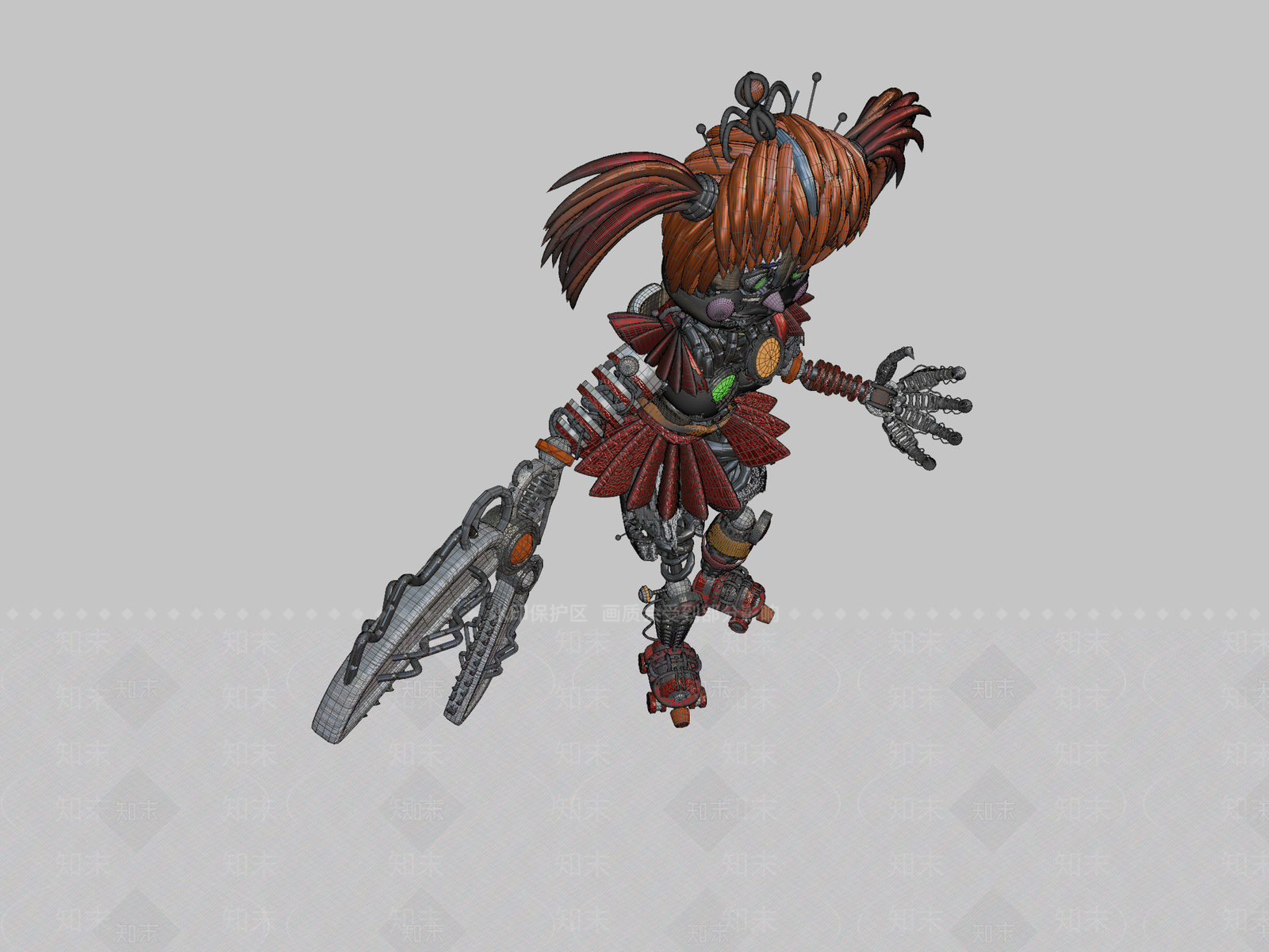 虚拟人物3D模型下载【ID:1197302236】