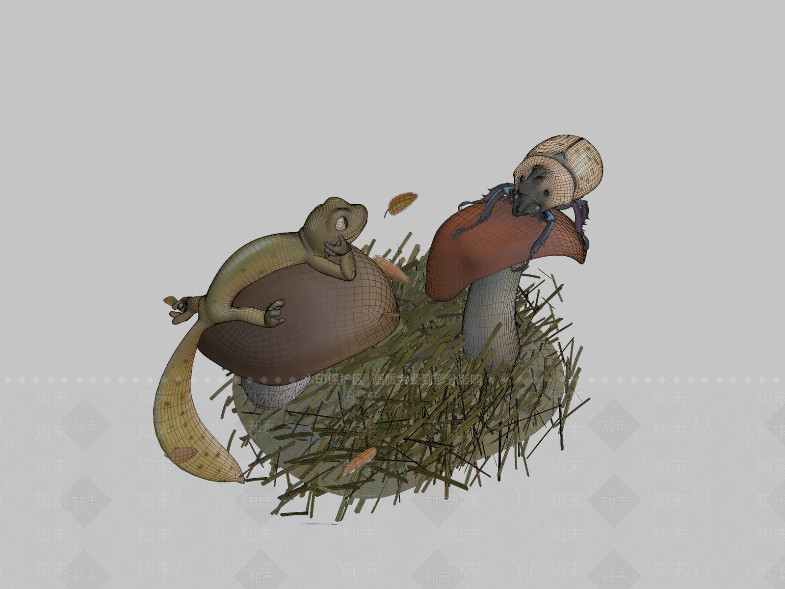 其他动物3D模型下载【ID:1197317821】