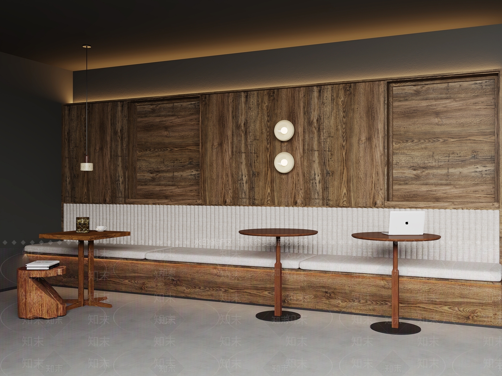 现代卡座沙发3D模型下载【ID:1197321243】