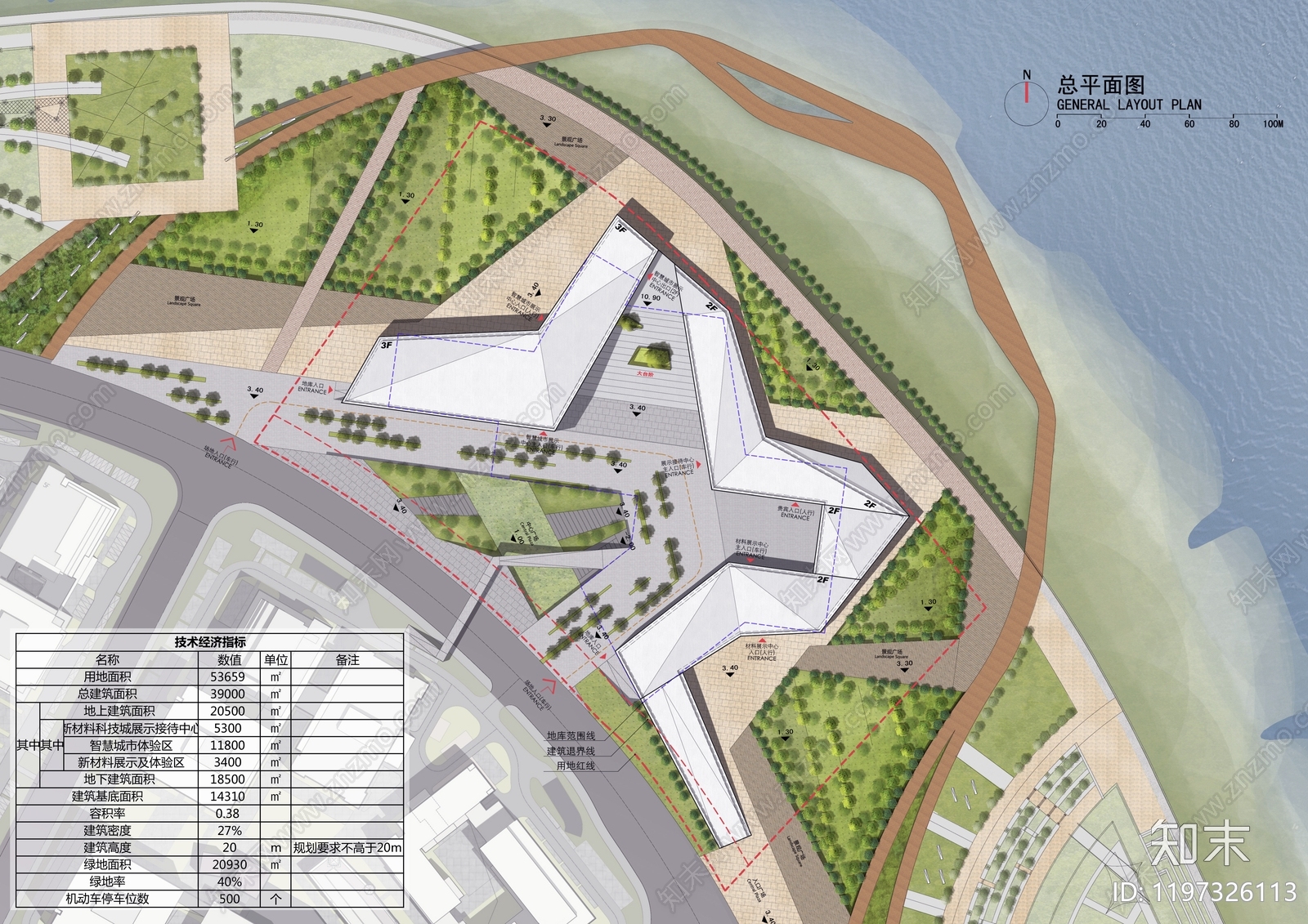 现代博物馆建筑施工图下载【ID:1197326113】