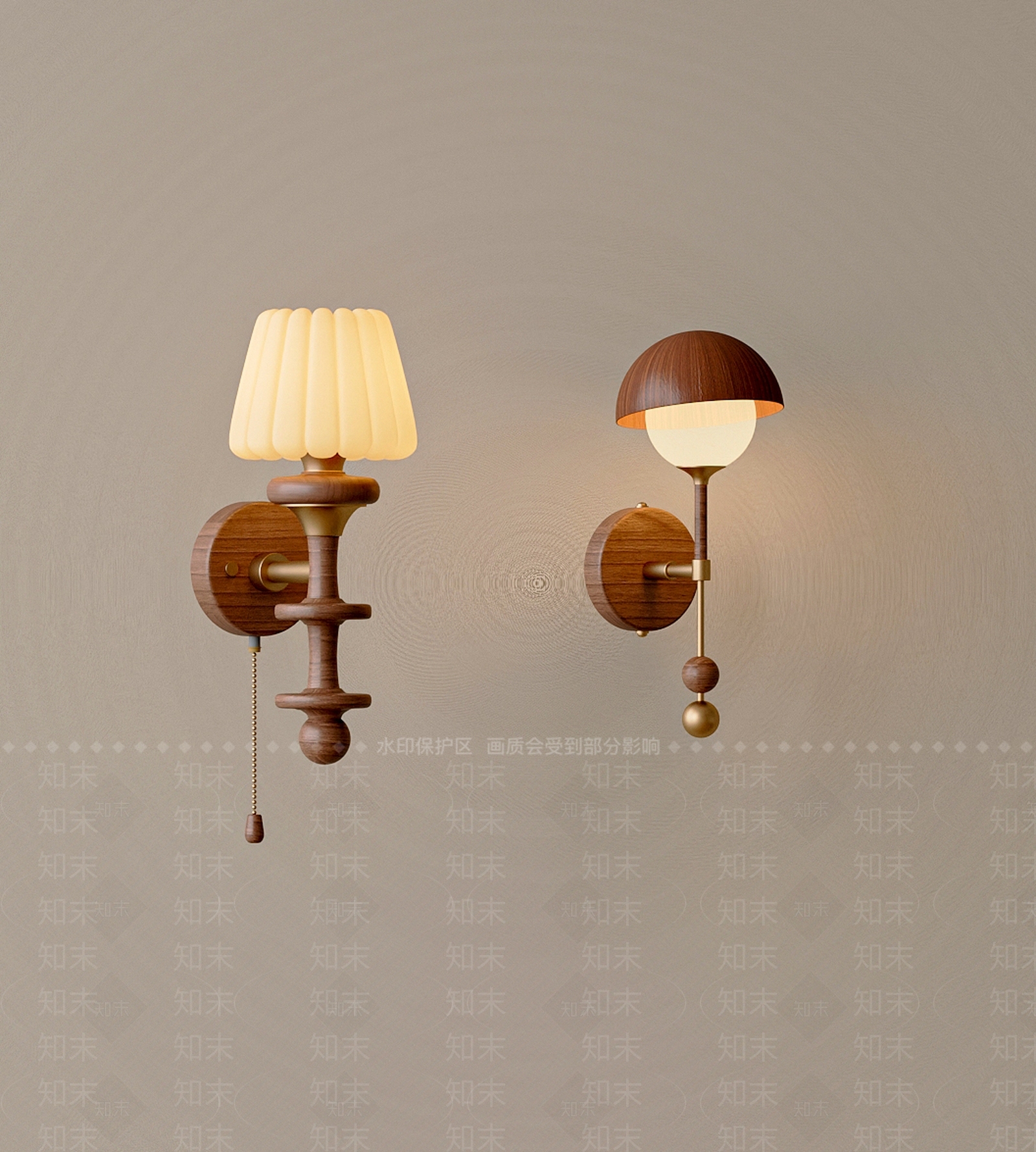 法式中古壁灯3D模型下载【ID:1197327327】