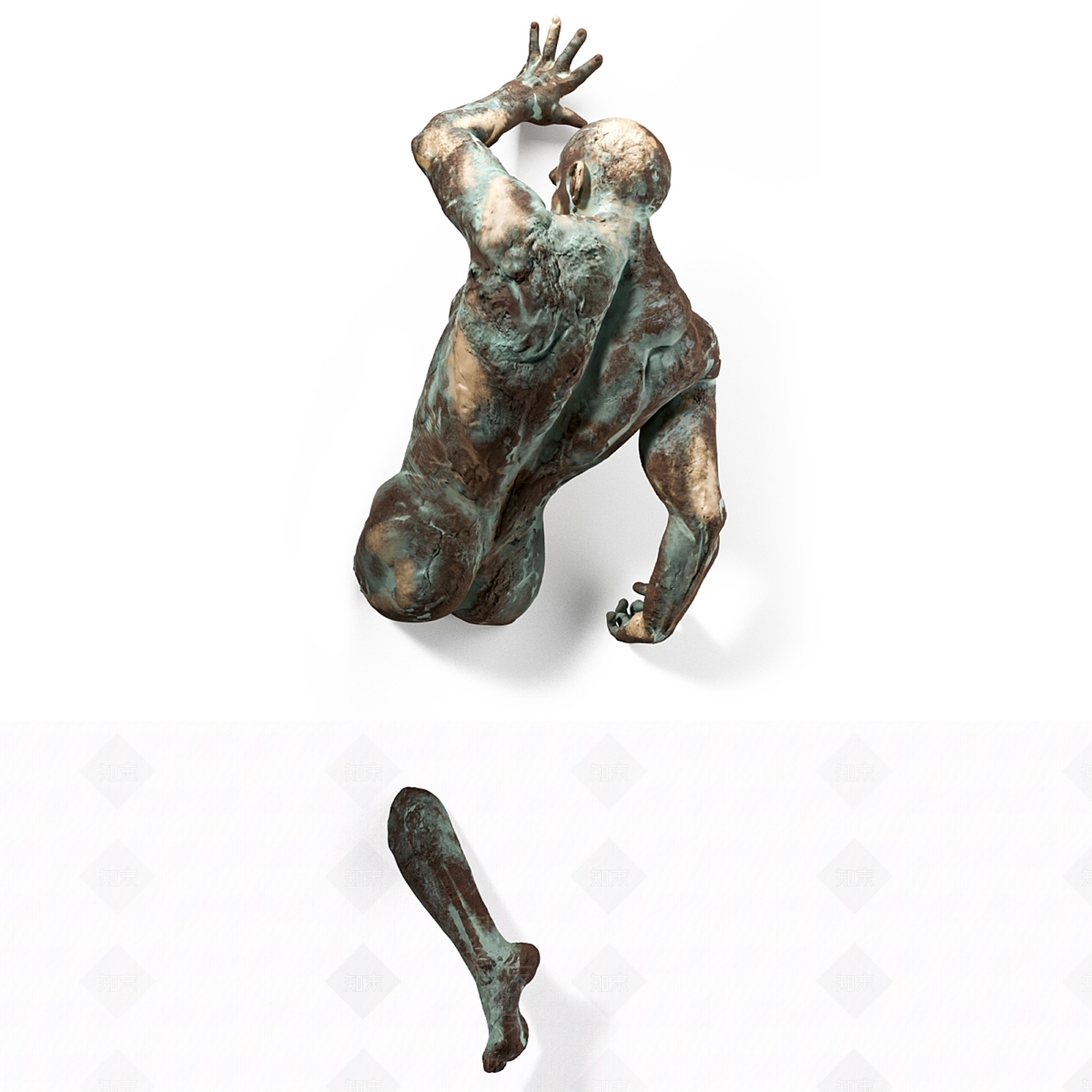 雕塑摆件3D模型下载【ID:1197327384】