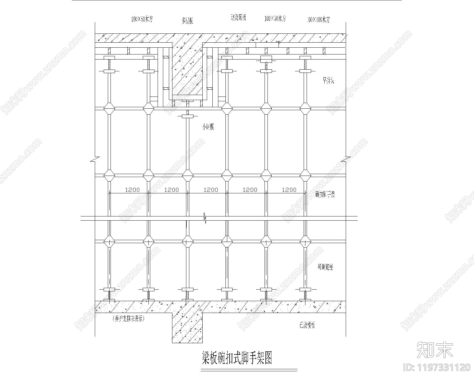 建筑综合节点cad施工图下载【ID:1197331120】