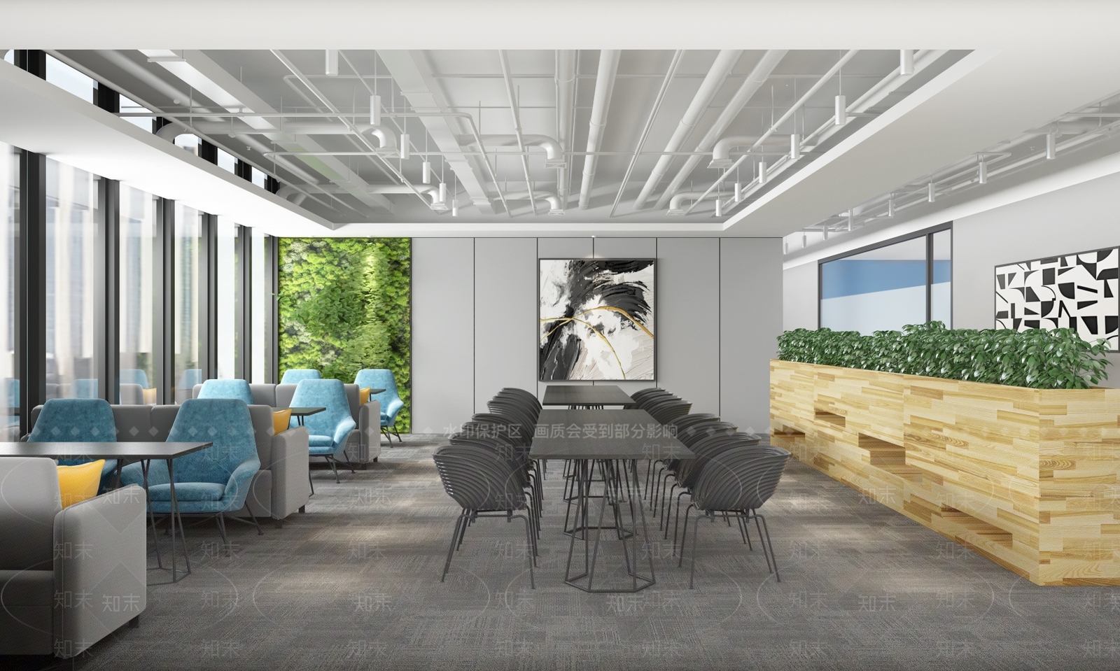 工业休息区3D模型下载【ID:1197331944】