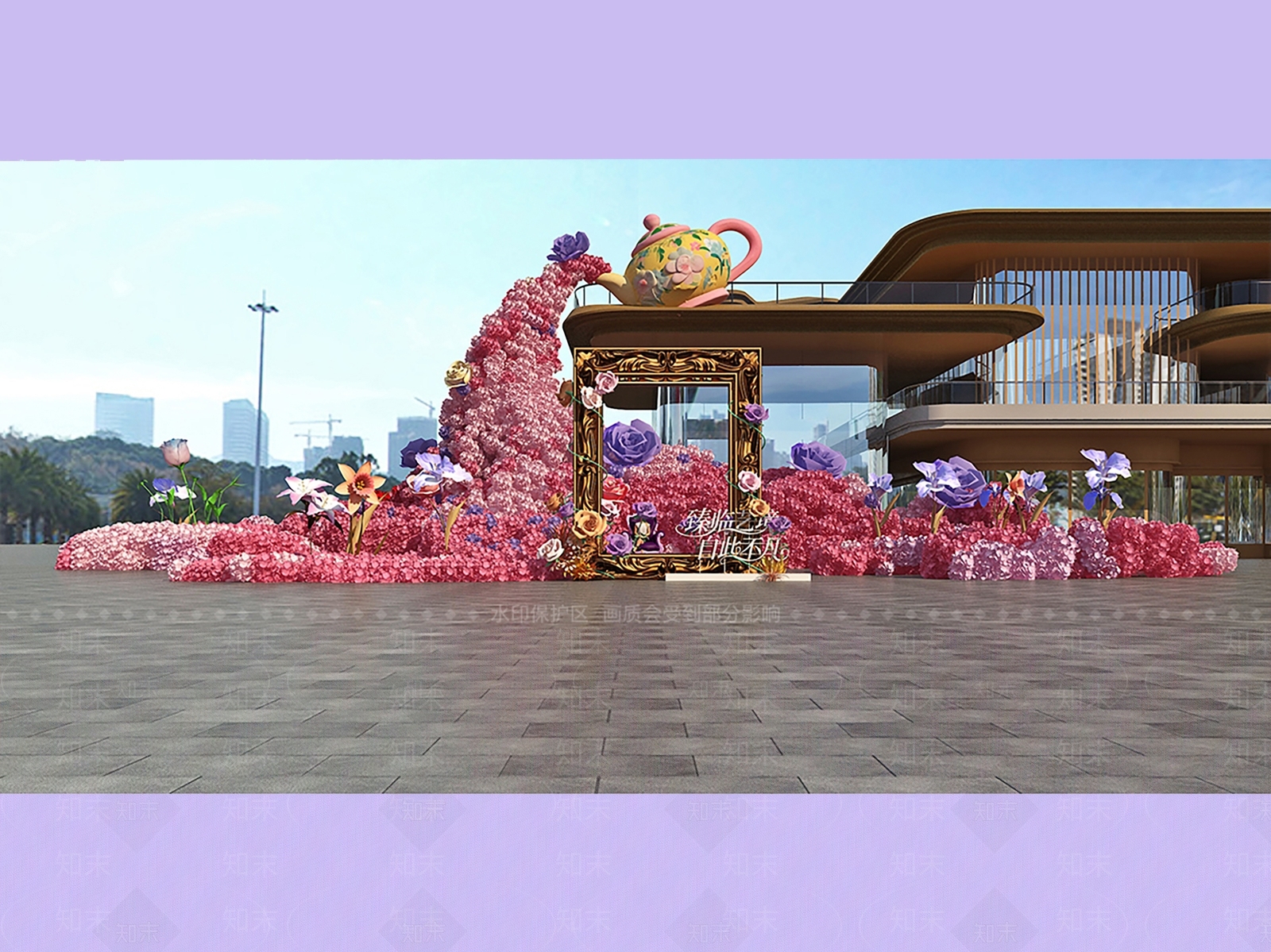 法式现代其他商业空间3D模型下载【ID:1197340216】